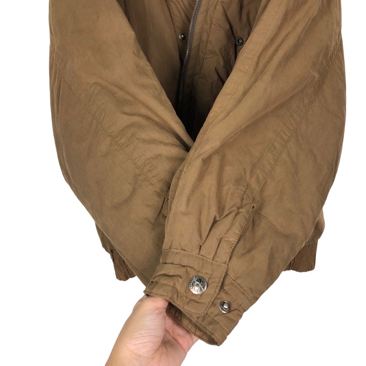 Japanese Brand Vintage Light Puffer Down Bomber Jacket Menlo’s Modes Japan Size US M / EU 48-50 / 2 - 12 Thumbnail
