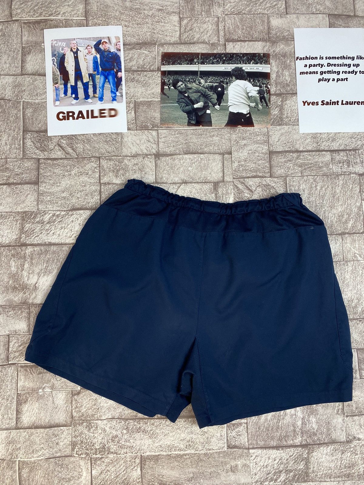Nike × Vintage FC BARCELONA HOME FOOTBALL SOCCER SHORTS NIKE Size US 32 / EU 48 - 12 Thumbnail