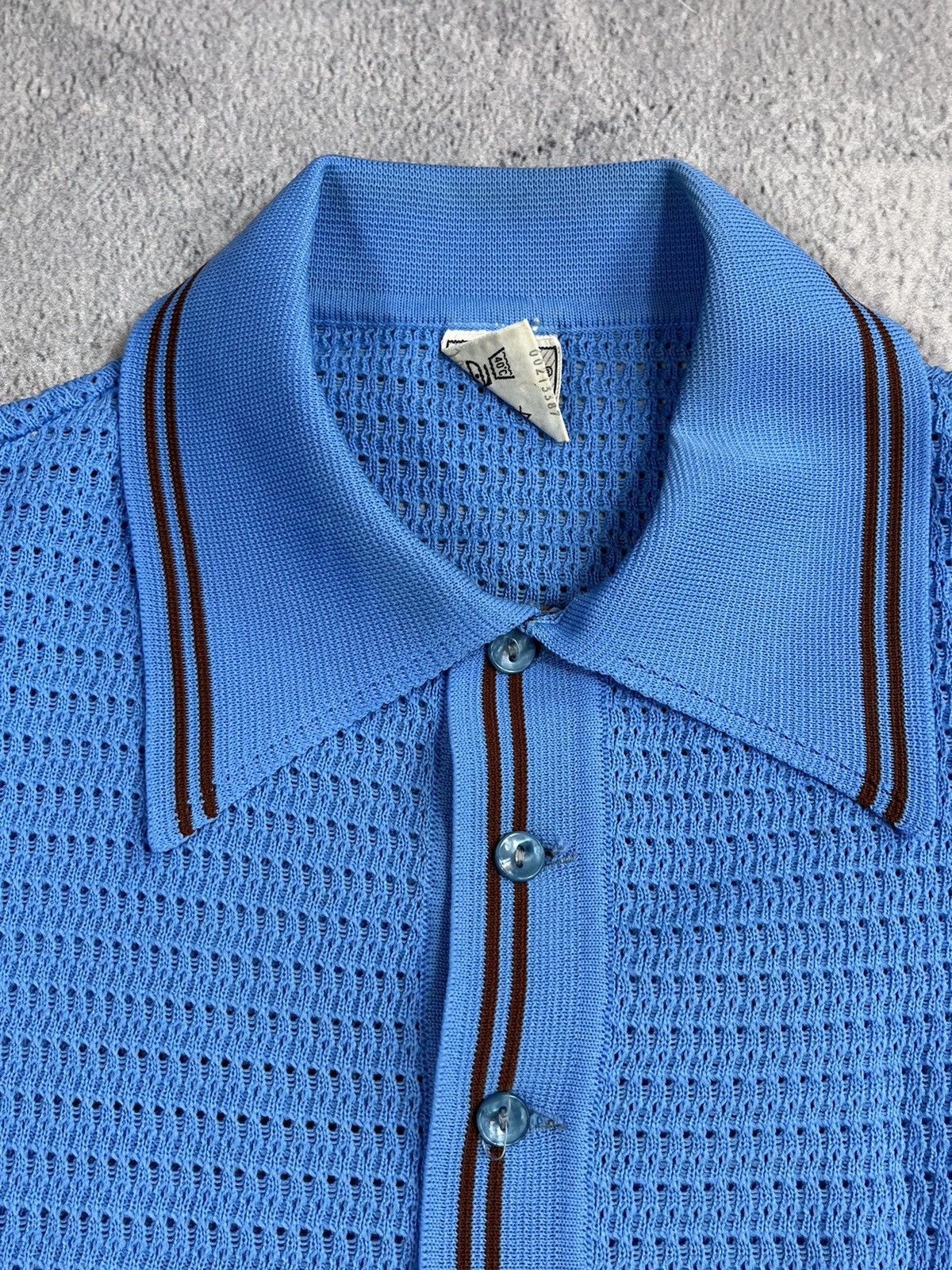 Vintage Vintage 90s Mesh golf 1/4 polo tee old money size L Size US L / EU 52-54 / 3 - 4 Thumbnail