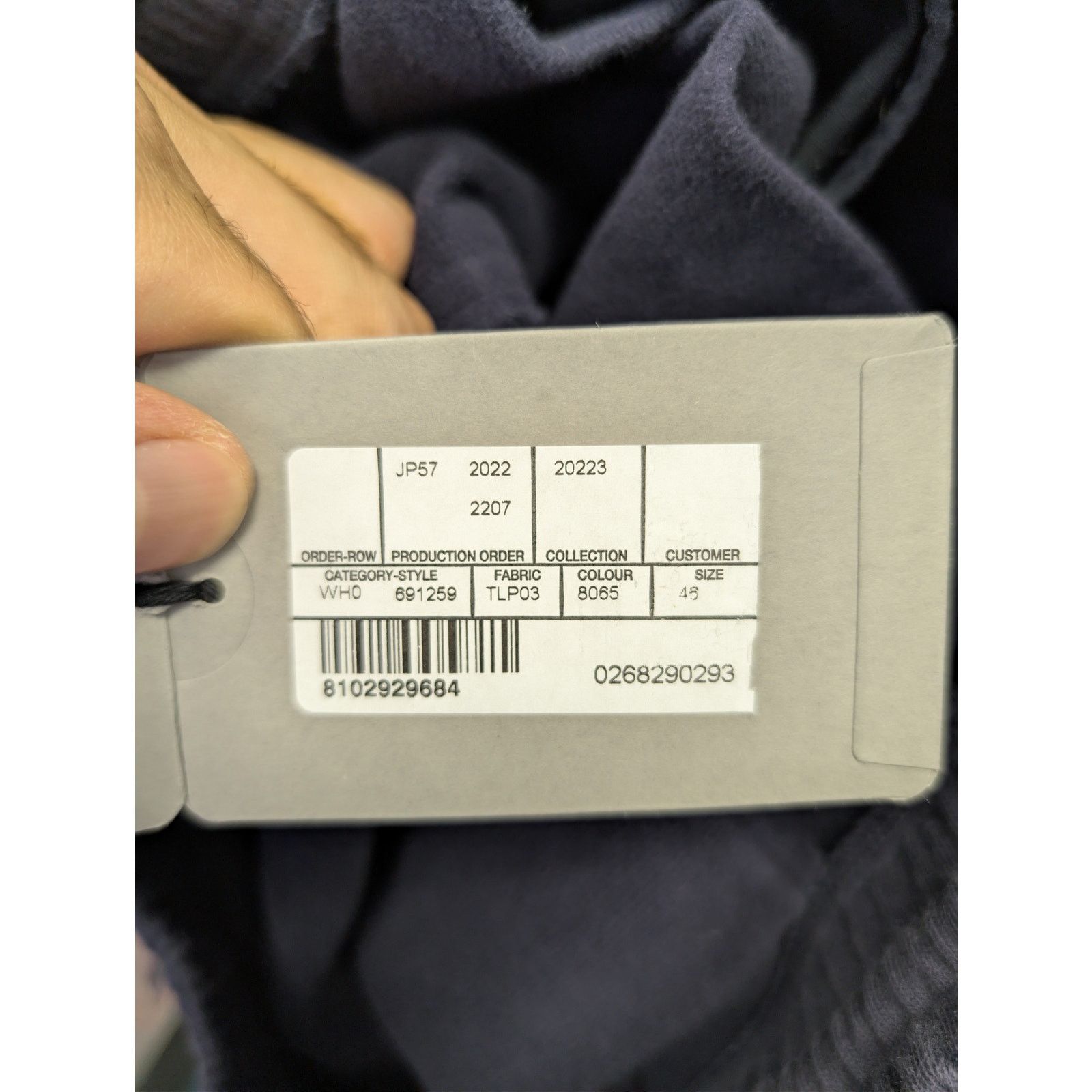 Balenciaga o1rshd1 Patched Hybrid Cargo Trackpants in dark navy Size US 30 / EU 46 - 19 Thumbnail
