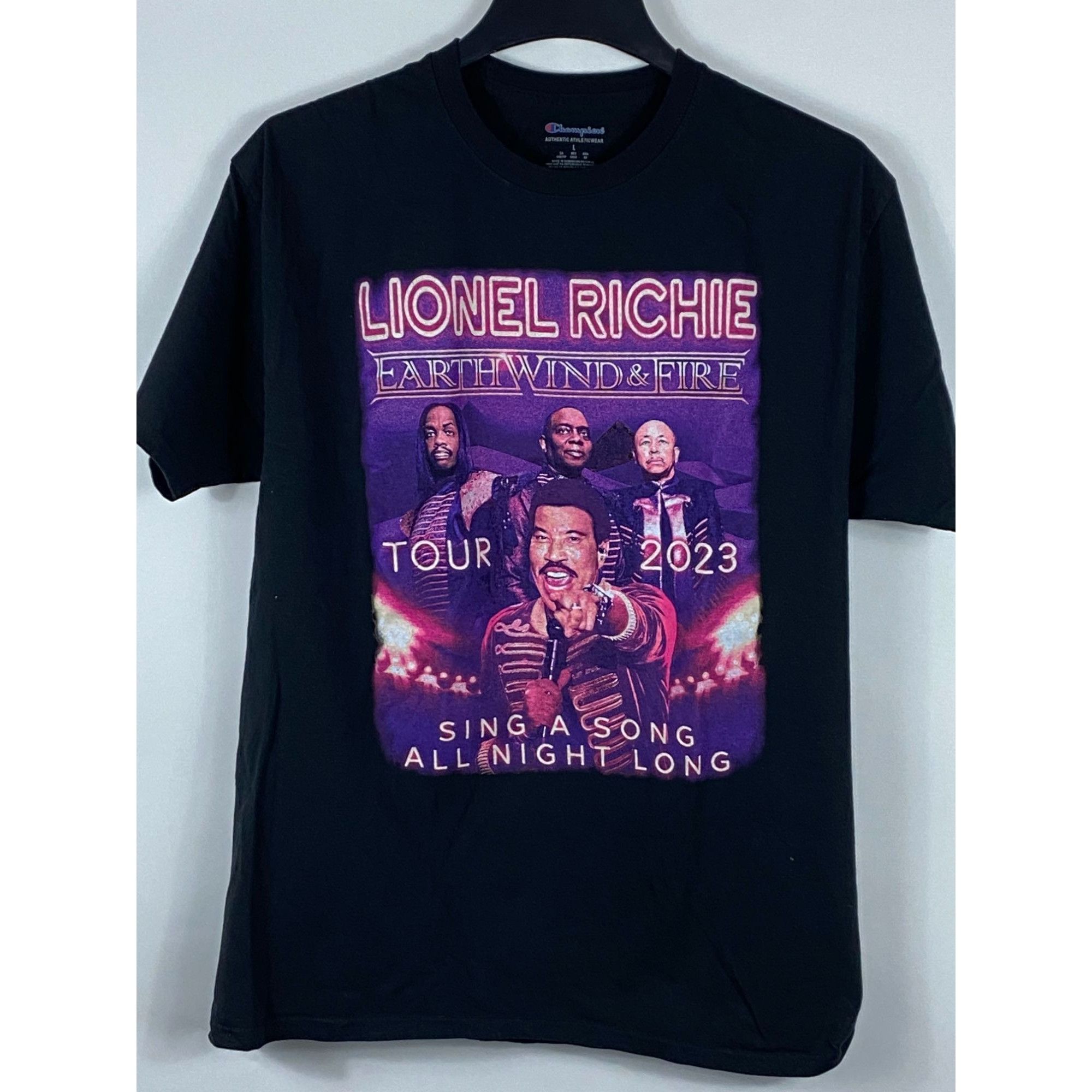 Champion Champion Lionel Richie Earth Wind & Fire 2023 Tour Tee Shirt Size US L / EU 52-54 / 3 - 1 Thumbnail