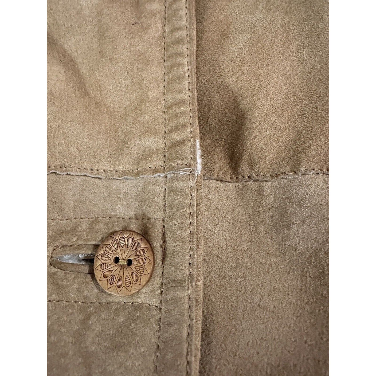 Boston Proper Vtg Penny Lane Y2K Leather Boston Proper Faux Sherpa Womans Size M / US 6-8 / IT 42-44 - 10 Thumbnail