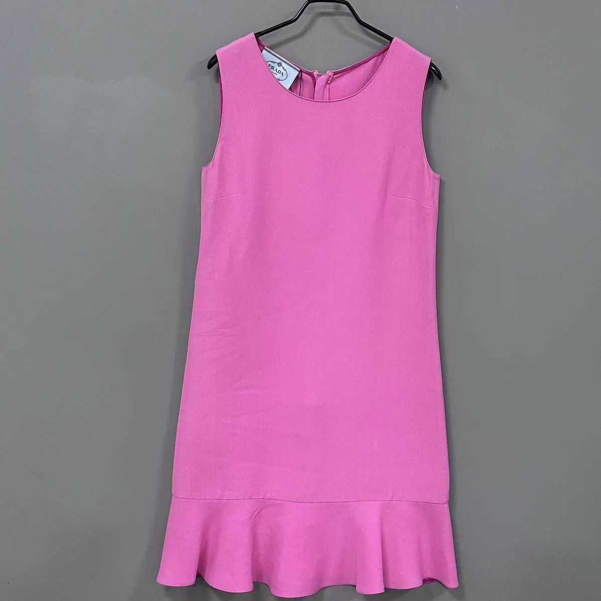 Prada PRADA Pink Silk Sleeveless Women's Dress 40 Size S / US 4 / IT 40 - 1 Thumbnail