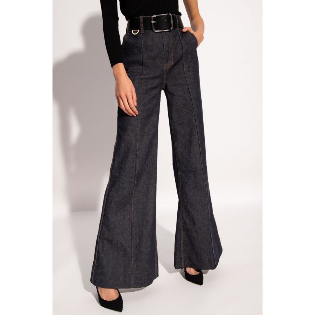 Zimmermann Zimmermann High-Rise Flared Jeans- Size 28 Size 28" / US 6 / IT 42 - 1 Thumbnail