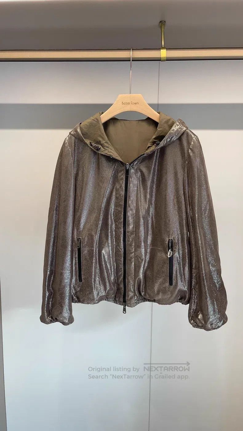 Brunello Cucinelli Brunello Cucinelli Two-Sided Hooded Jacket Size M / US 6-8 / IT 42-44 - 1 Thumbnail