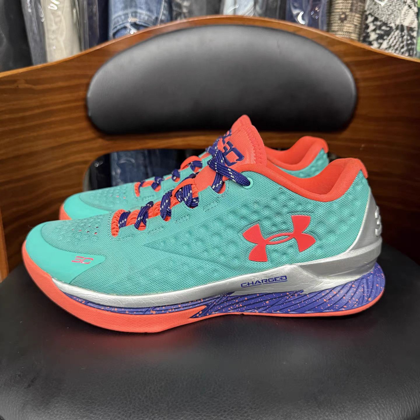 Under Armour Under Armour Curry 1 Basketball Shoes K15 Size US 7.5 / EU 40-41 - 6 Thumbnail