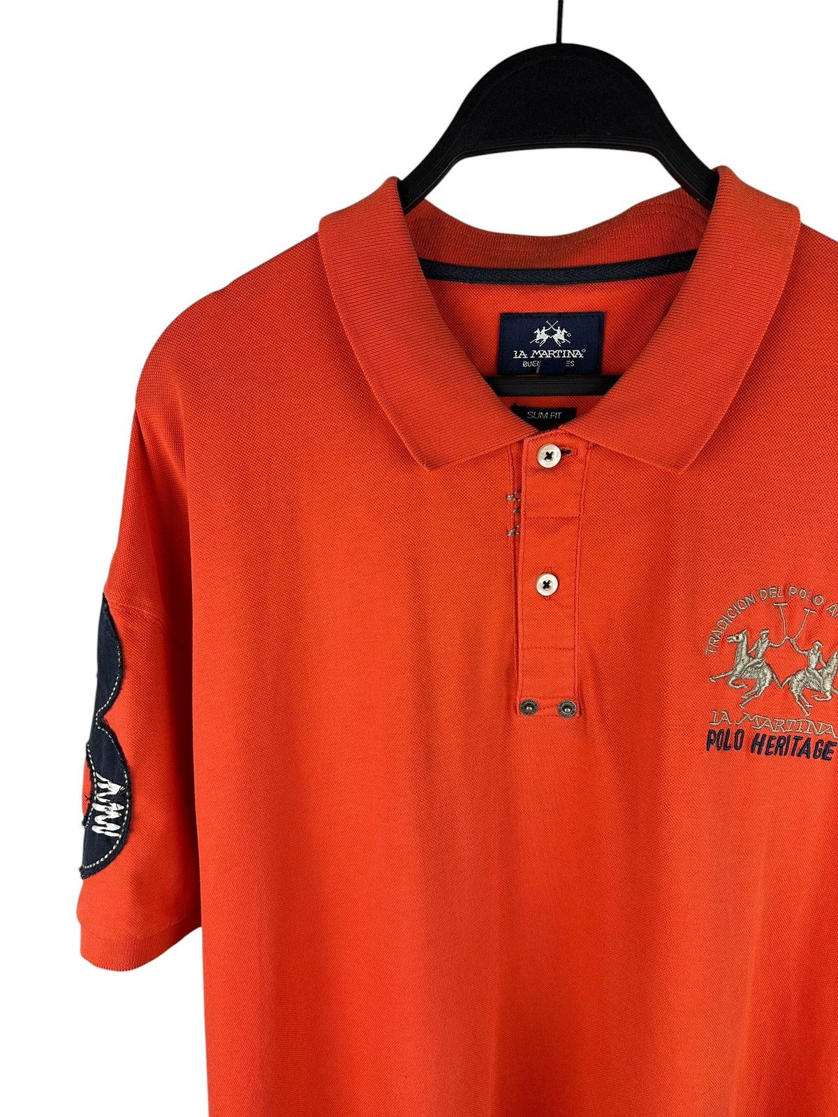 La Martina La Martina Polo Heritage Embroidered Logo Polo T-Shirt 3XL Size US XXL / EU 58 / 5 - 12 Thumbnail