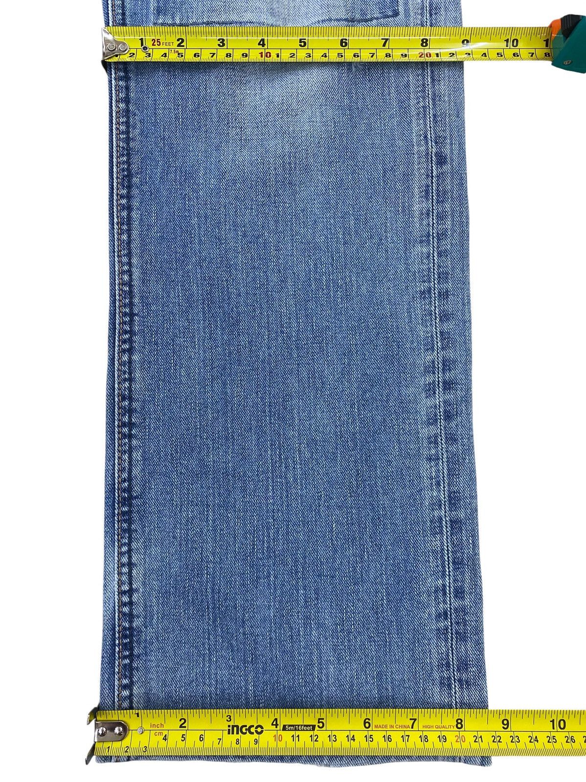 Lee Lee Riders blue denim jeans with a relaxed fix distressed Size US 32 / EU 48 - 9 Thumbnail