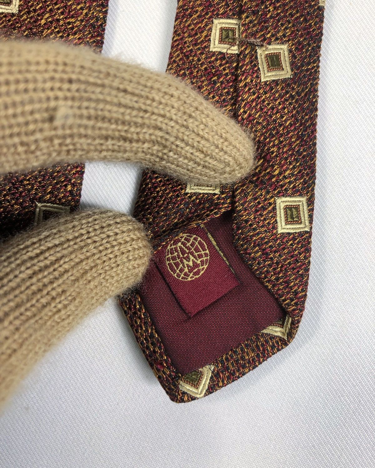 Alviero Martini Vintage Alviero Martini 1A Classe Silk Tie Made in Italy Size ONE SIZE - 7 Thumbnail