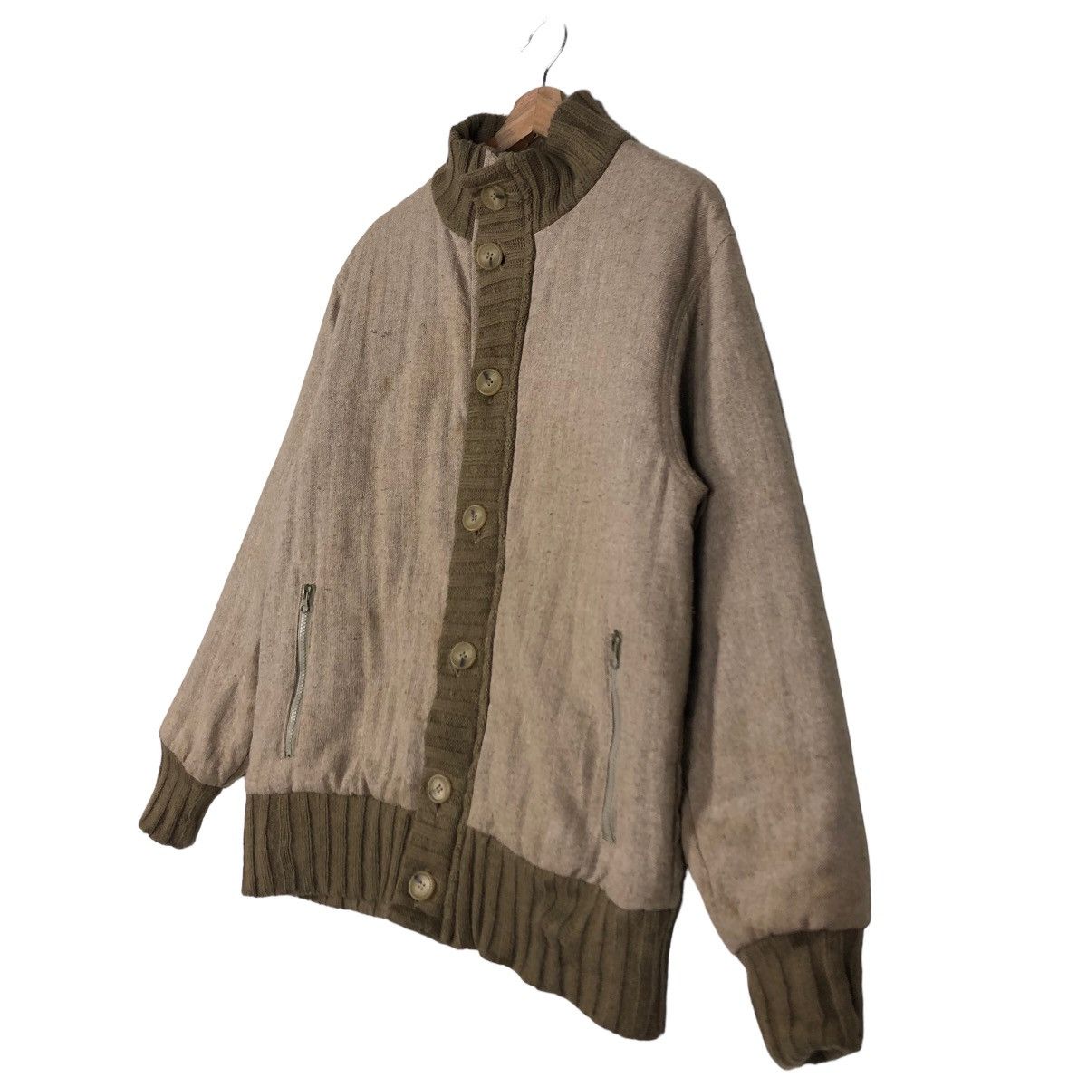 Japanese Brand 🔥Vintage Wool Bomber Jacket Woolrich USA Size US M / EU 48-50 / 2 - 2 Thumbnail