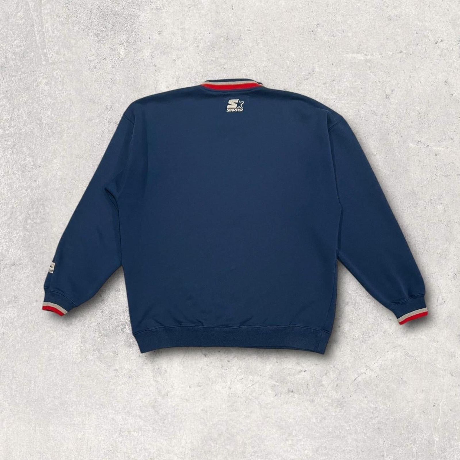Starter Starter x NFL (Vintage) 90’s New England Patriots Sweatshirt Size US XL / EU 56 / 4 - 3 Thumbnail