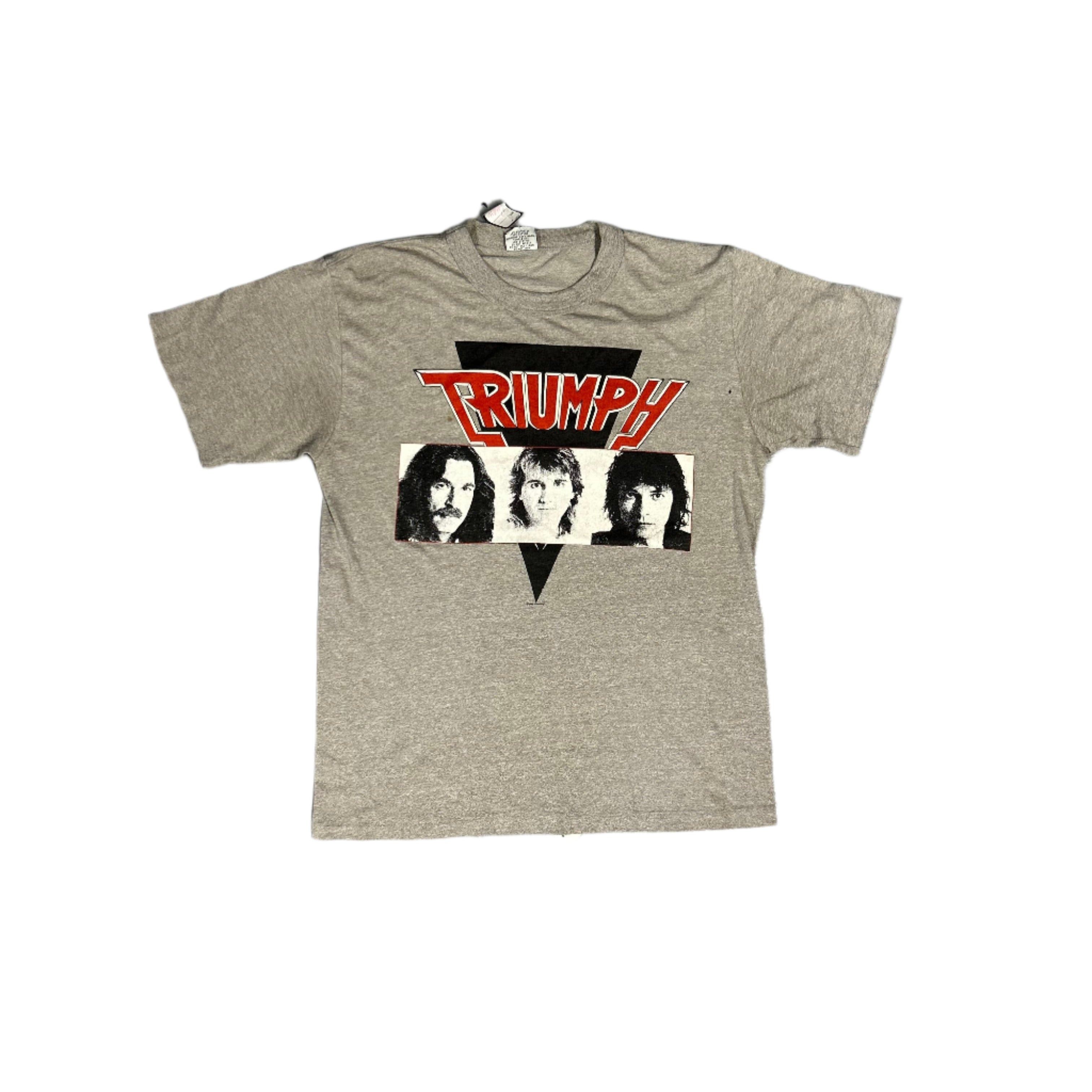 Other RARE Vintage 1986 Triumph Canadian Rock "The Sport Of Kings" 80s Tour T-Shirt Size US M / EU 48-50 / 2 - 2 Thumbnail