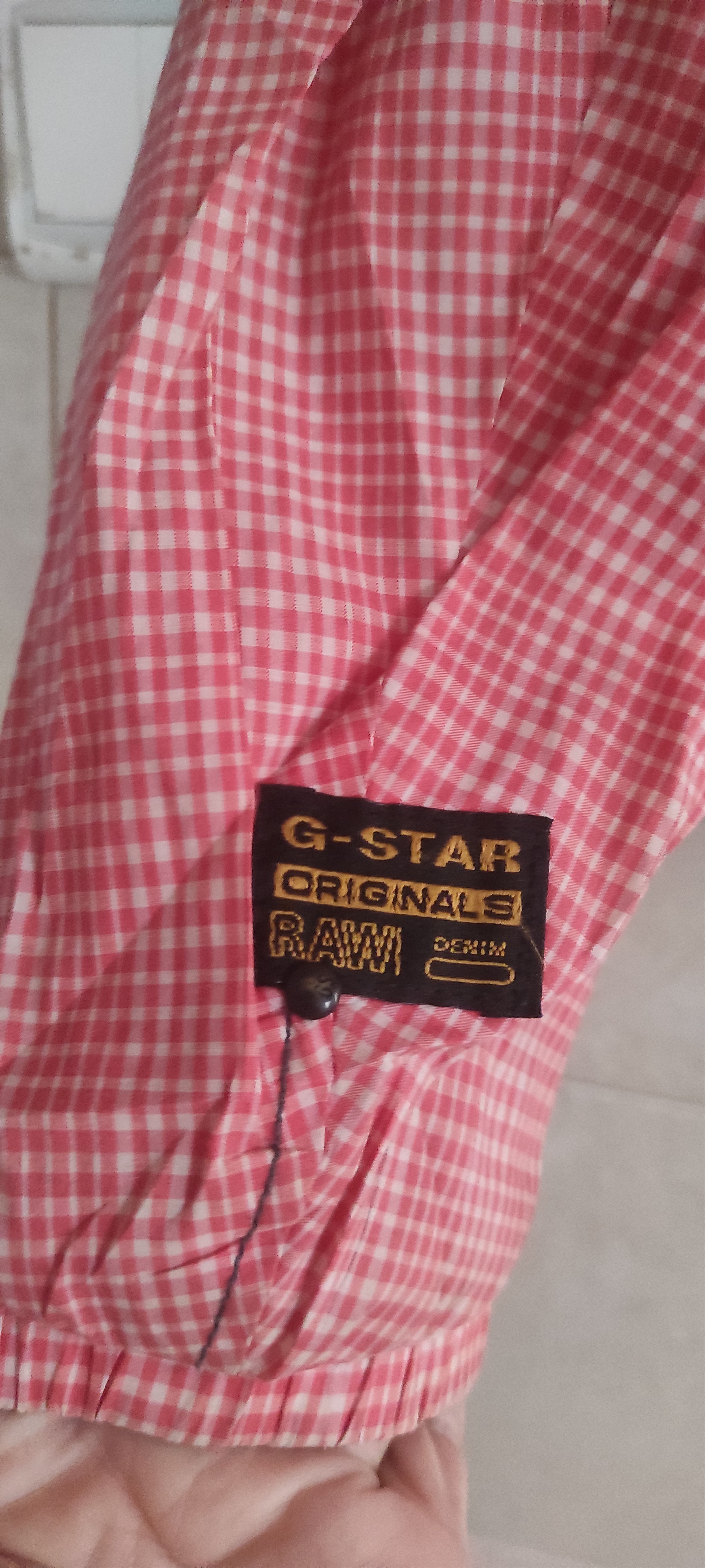 G-Star G-Star RAW Denim Women's Red Check Stripe Summer Jacket Size S / US 4 / IT 40 - 19 Thumbnail