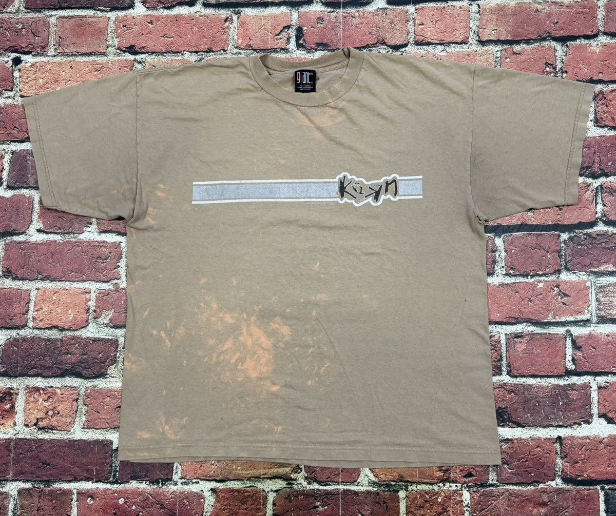 Giant Vintage 1996 KORN Nu Metal Band Tee Thrashed Distressed Size US XL / EU 56 / 4 - 1 Thumbnail