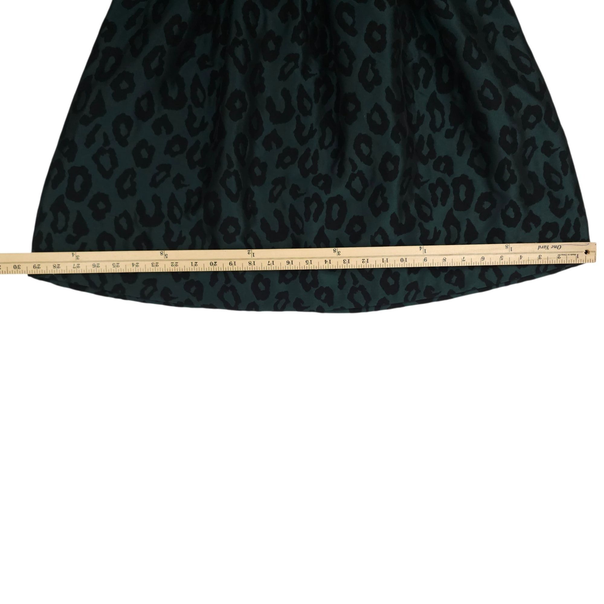 Loft Ann Taylor Loft Leopard Print Jacquard Fit & Flare Dress 4 Size S / US 4 / IT 40 - 9 Thumbnail