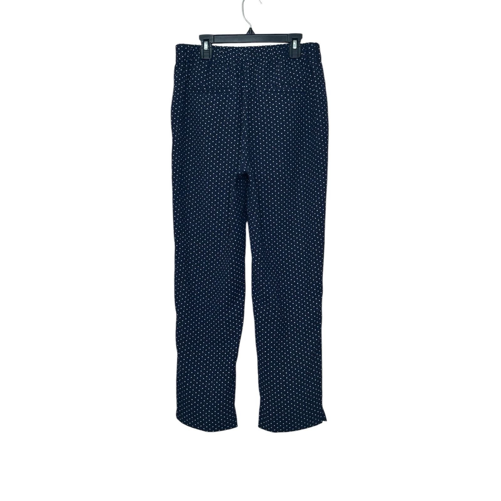 J.Crew J. Crew blue white elastic waist dress pants size 6 Size 28" / US 6 / IT 42 - 10 Thumbnail