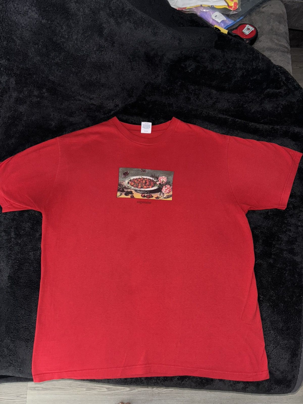 Supreme Supreme Strawberries Tee Men Lg Size US L / EU 52-54 / 3 - 1 Thumbnail