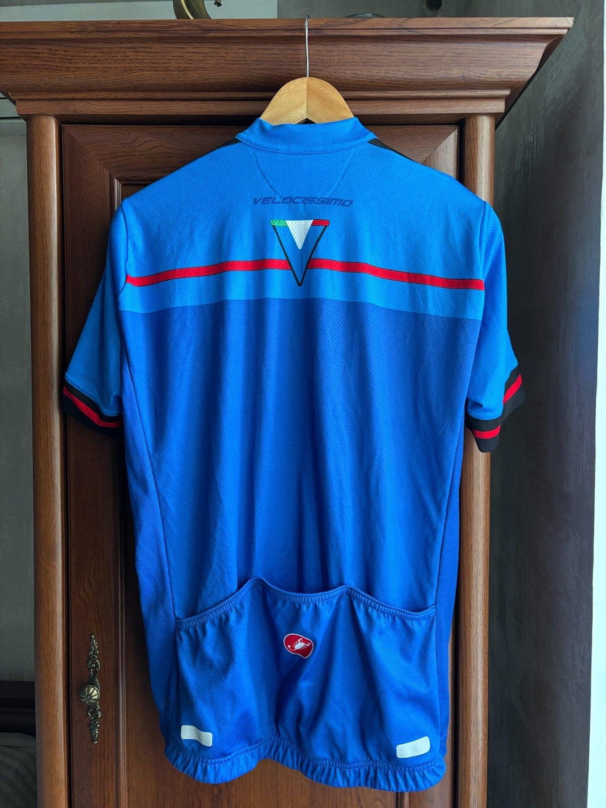 Bicycle Castelli Velocissima Cycling Zip Jersey Men's Size XXL Size US XXL / EU 58 / 5 - 11 Thumbnail