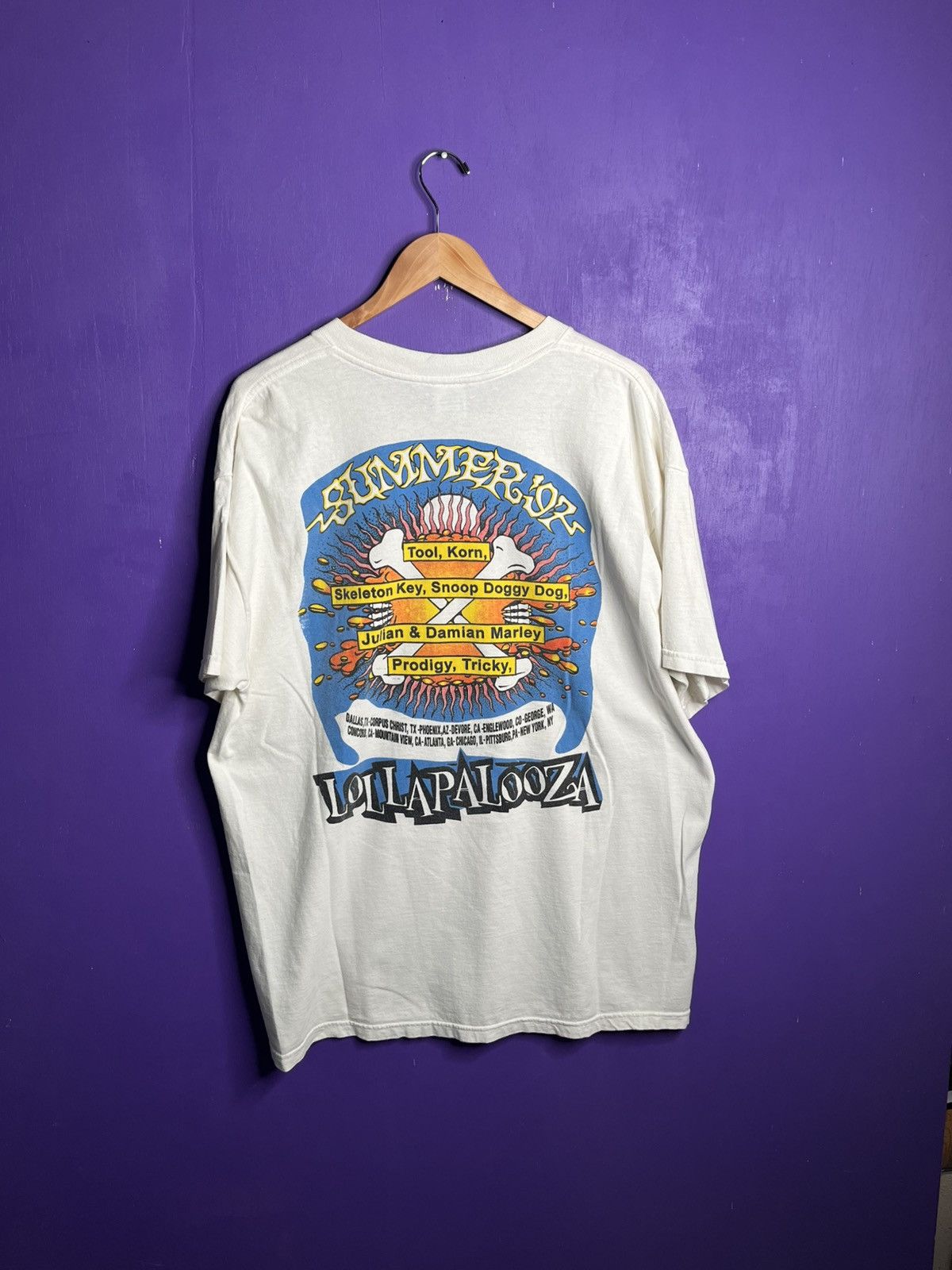 Band Tees × Vintage Vintage 1997 Lollapalooza summer festival t-shirt Size US XL / EU 56 / 4 - 2 Thumbnail