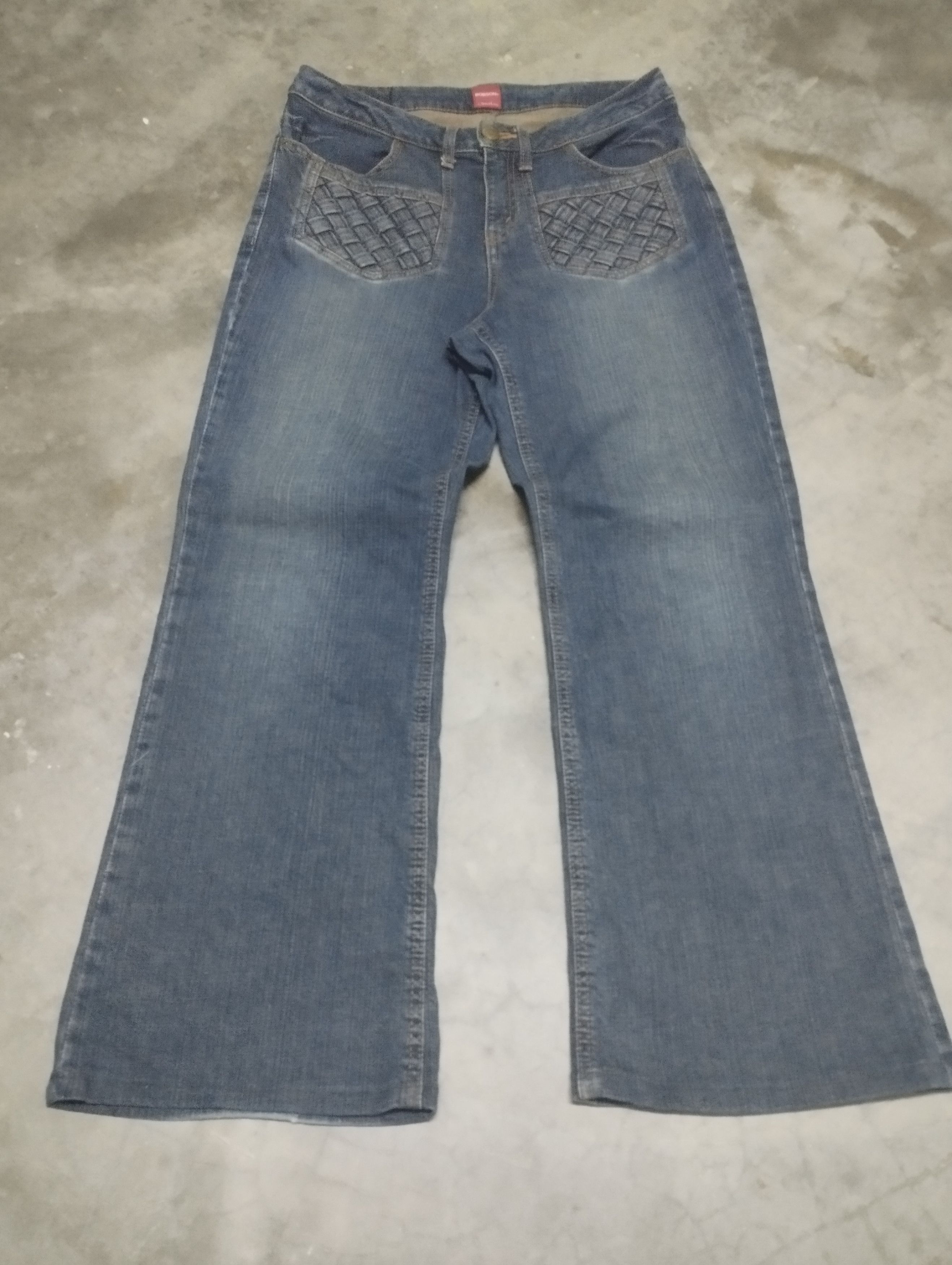 Tornado Mart Super Flare Jeans Mud Rusty Bobson Stretch Bootcut Jeans Size US 30 / EU 46 - 1 Thumbnail