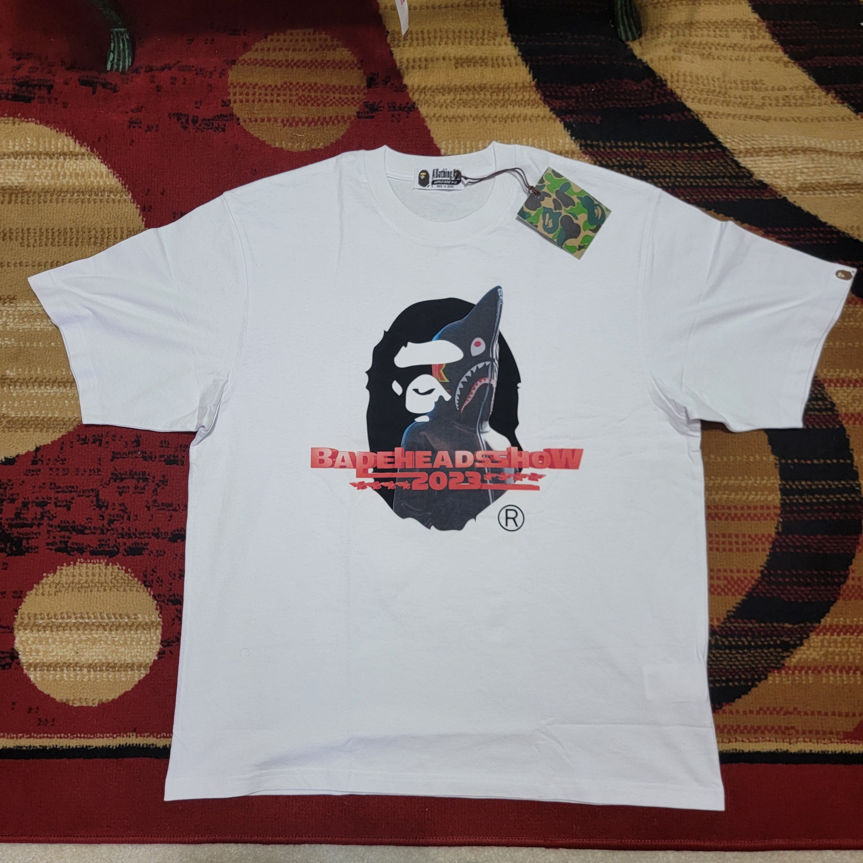 BAPE HEADS SHOW 1999 Tシャツ L Bape BAPE heads show 1999 T-shirt | Grailed
