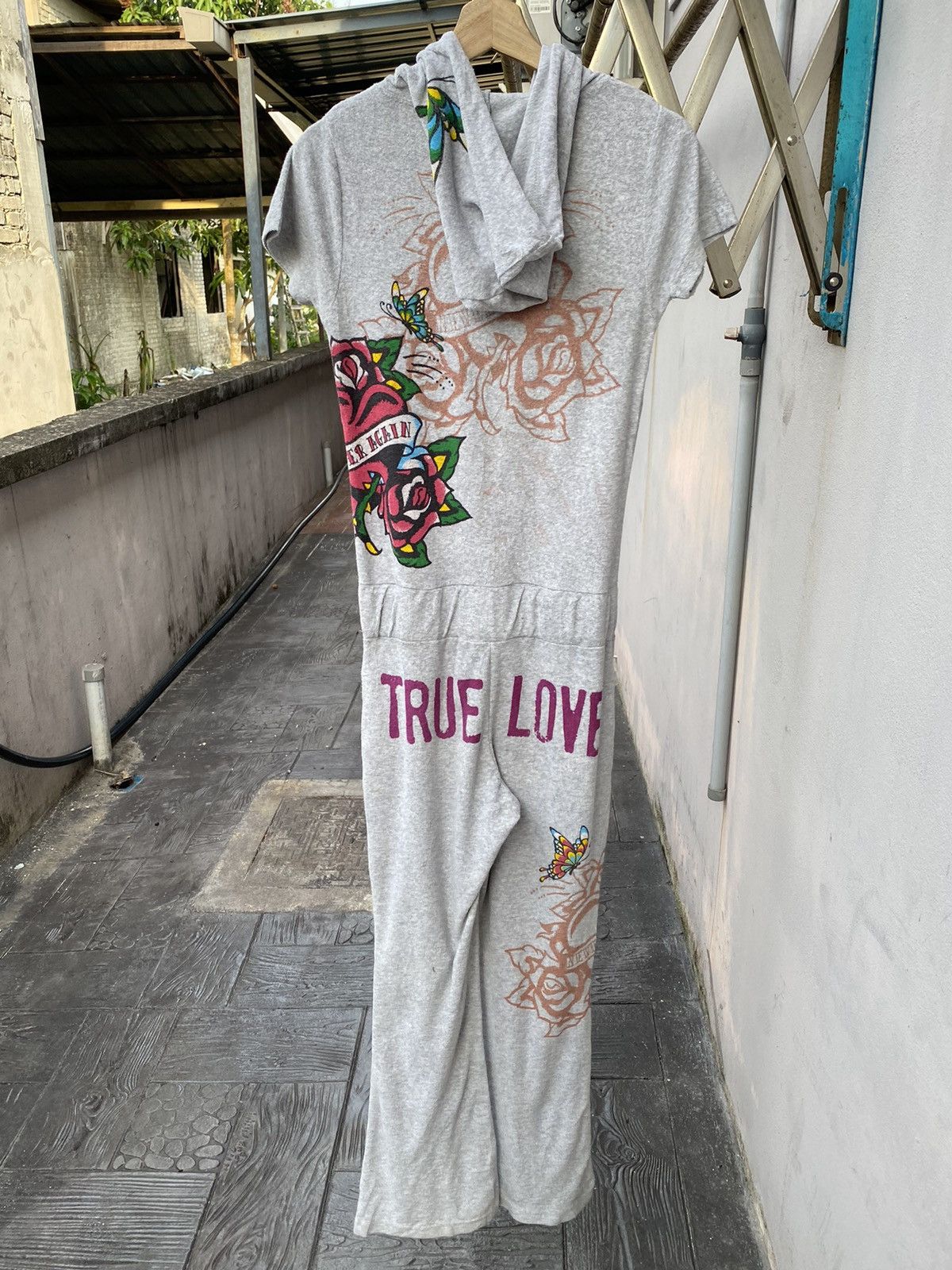 If Six Was Nine × Japanese Brand 🔥RARE🔥 Japanese Brand Multiprint Overall Hooded Jumper Size M / US 6-8 / IT 42-44 - 3 Thumbnail
