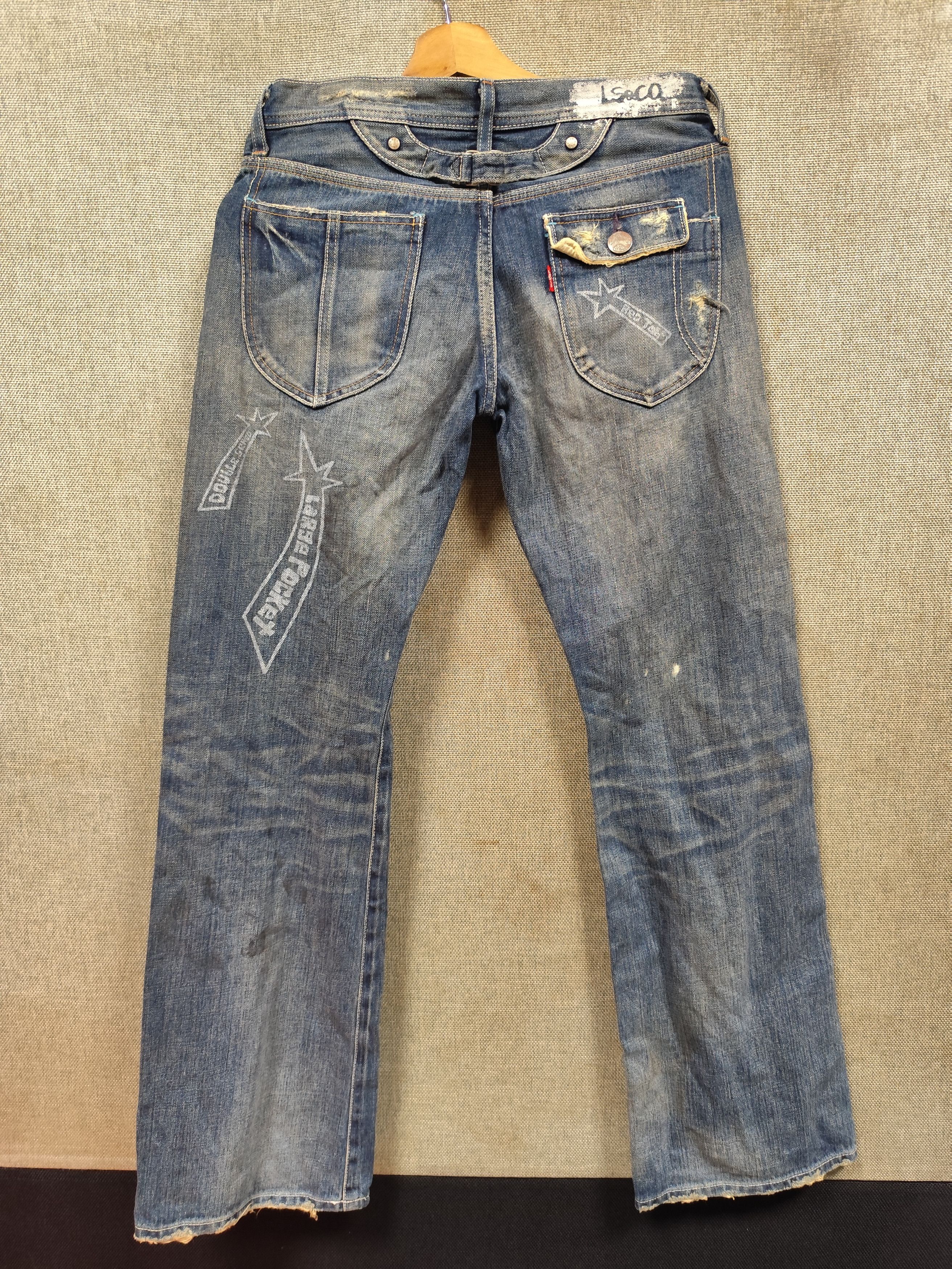 Levi's vintage levi's selvedge back buckle Size 29" - 2 Thumbnail