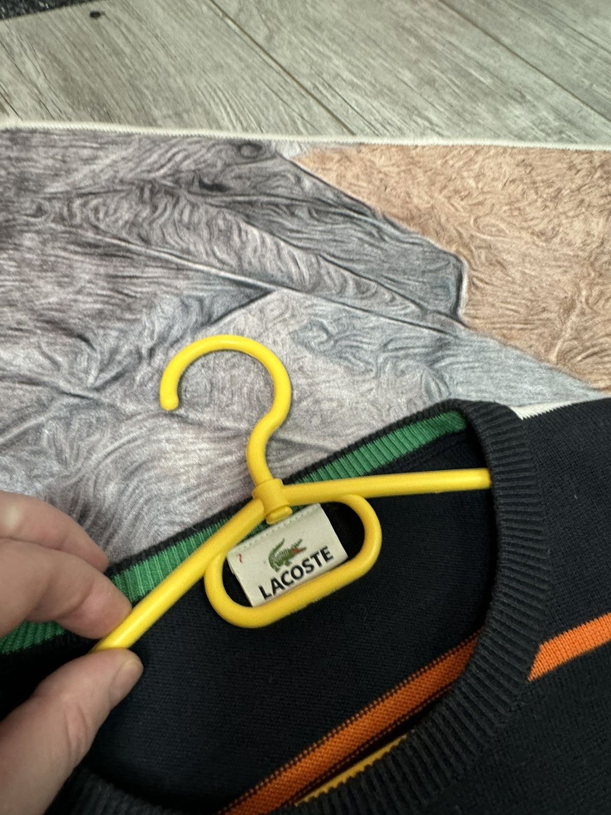 Lacoste Vintage Lacoste sweatshirt hype luxury size XL Size US XL / EU 56 / 4 - 5 Thumbnail