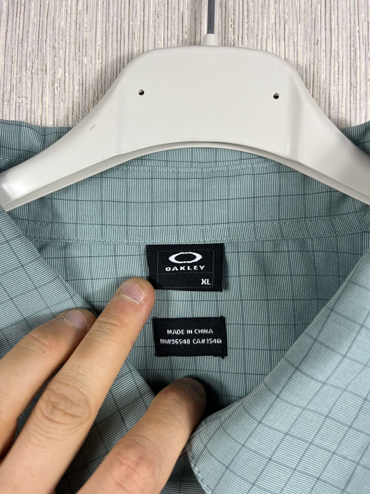 Oakley Vintage Oakley checked gorpcore pocket shirt with small logo Size US XL / EU 56 / 4 - 14 Thumbnail