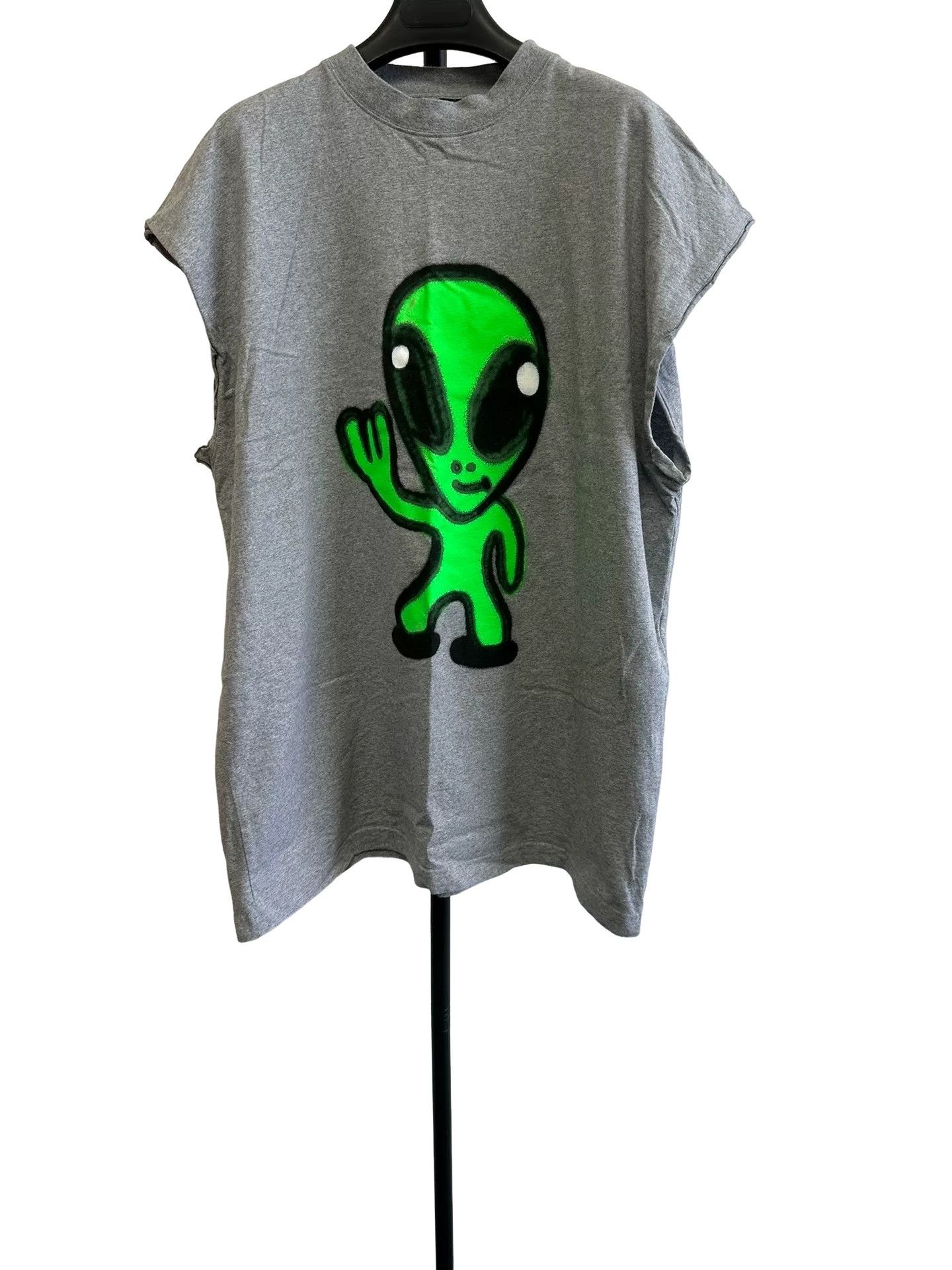Balenciaga Balenciaga Alien Graphic Sleeveless T-Shirt Size 2 Size US M / EU 48-50 / 2 - 1 Thumbnail