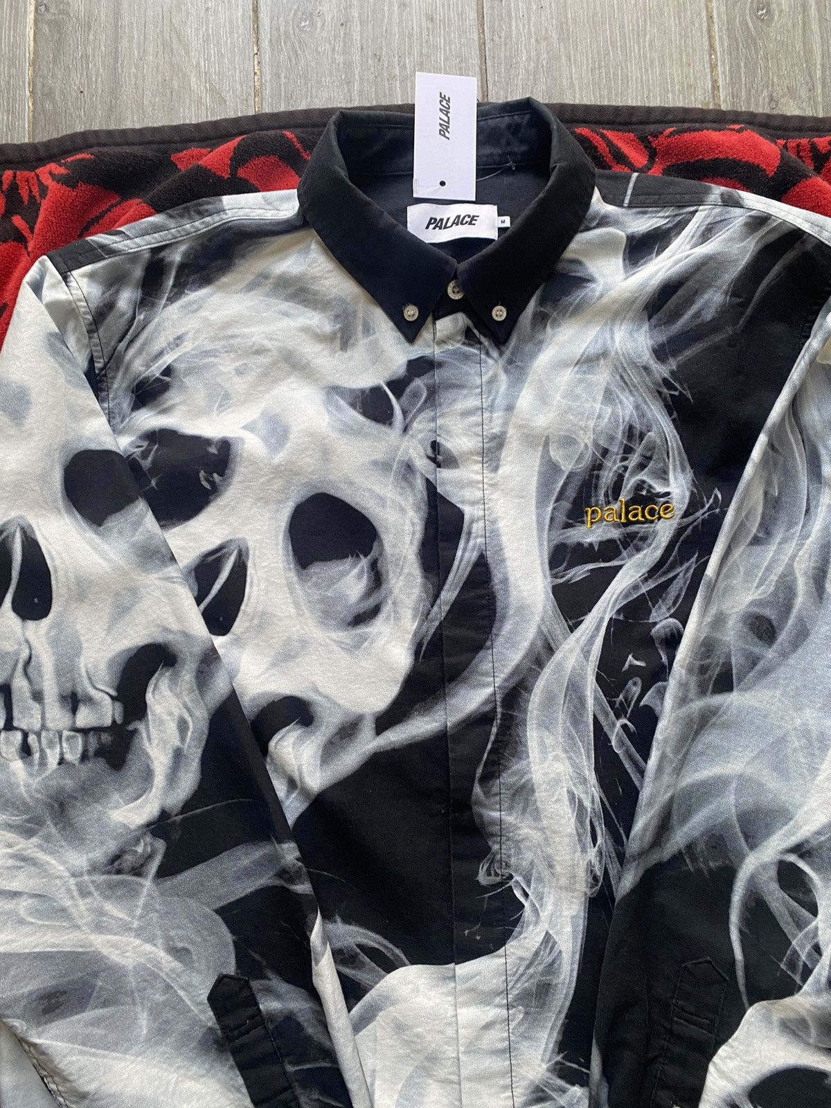 Palace Palace Oxford Shirt Smoked Size Medium Size US M / EU 48-50 / 2 - 4 Thumbnail