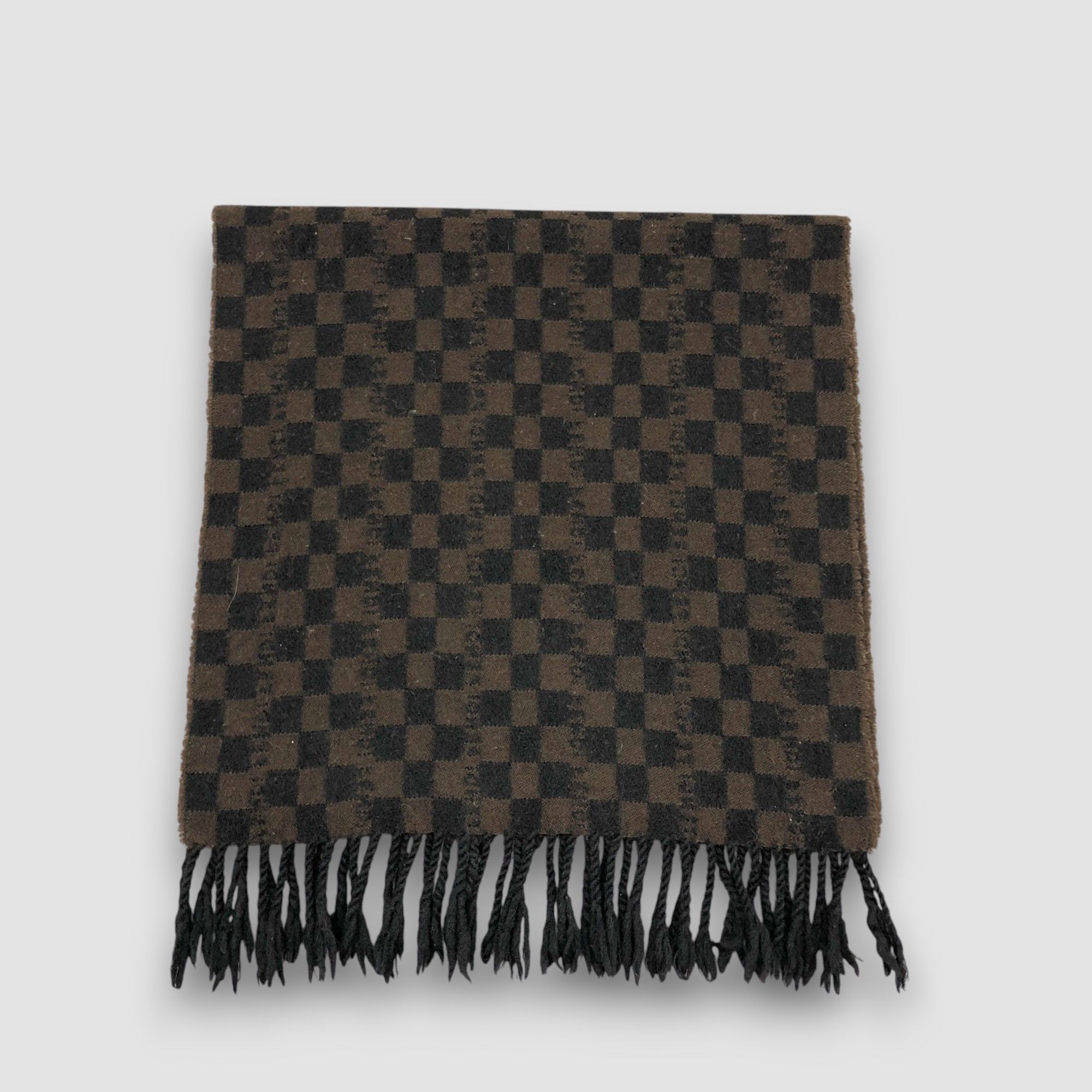 Fendi Vintage Fendi Scarf Fendi Zucca Monogram Roma Wool Scarves Size ONE SIZE - 3 Thumbnail