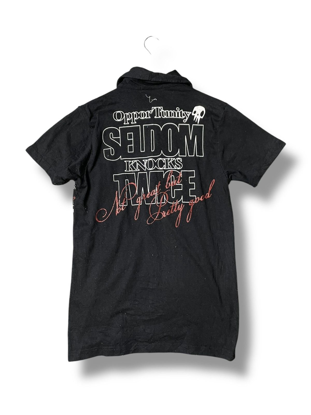 Japanese Brand REPEZEEN Brand Punk Gothic Collar Tee (77) Size US M / EU 48-50 / 2 - 5 Thumbnail