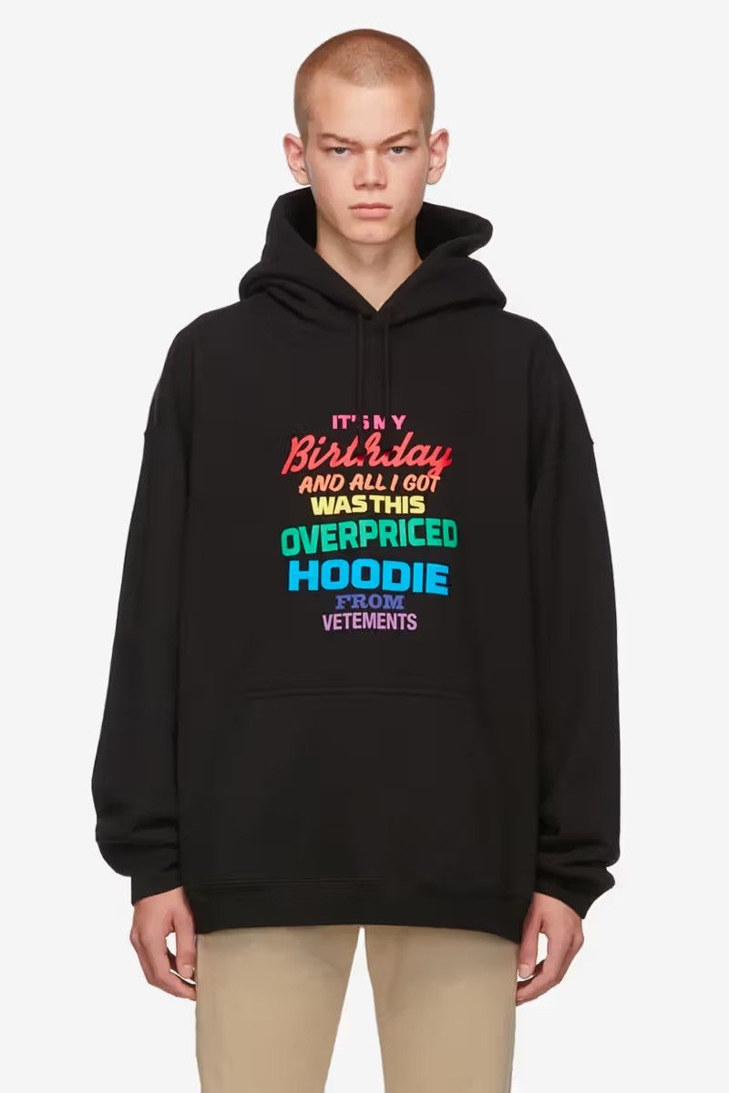 Vetements Vetements Birthday Hoodie Size US L / EU 52-54 / 3 - 2 Thumbnail
