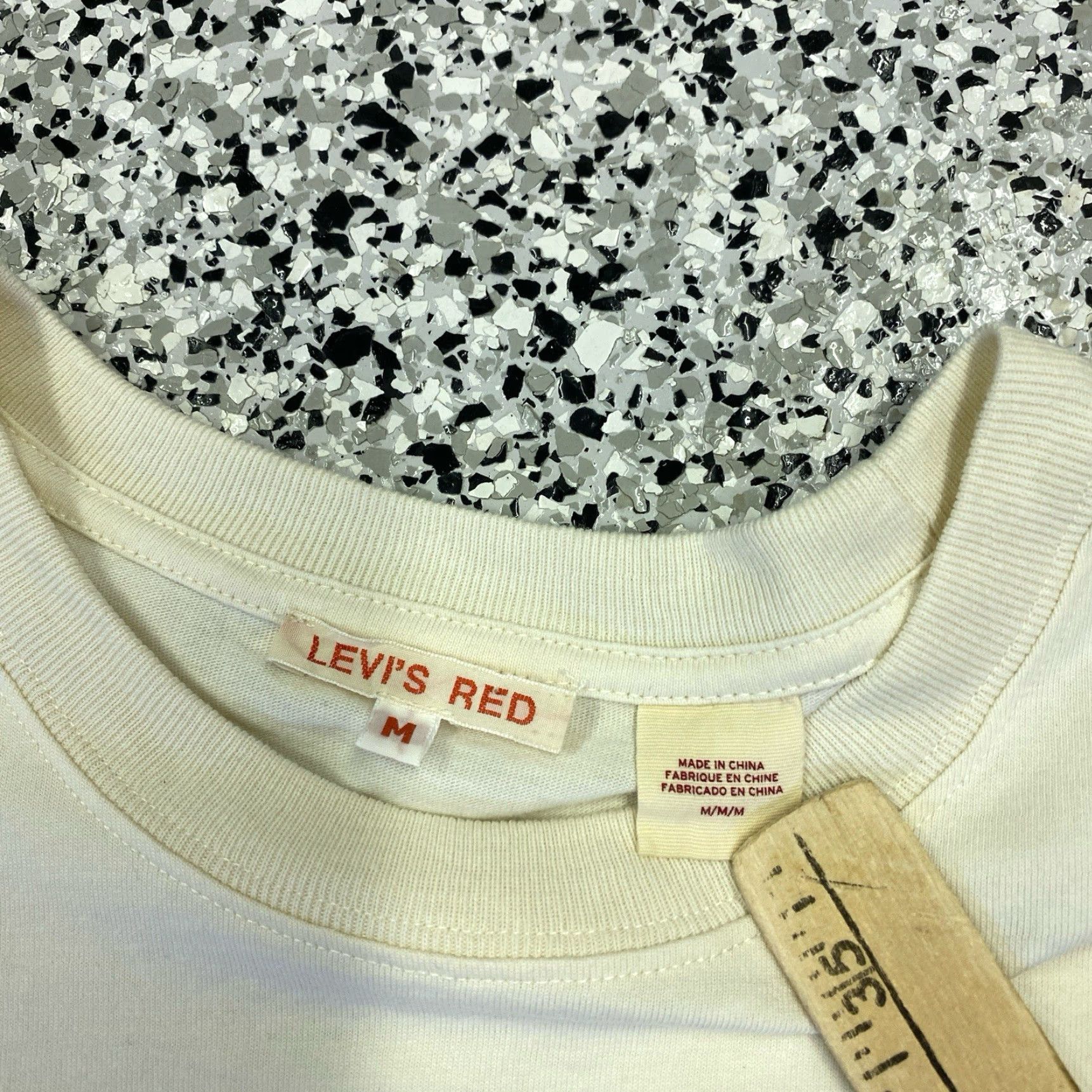 Levi's Levi's Red Men's Long-Sleeve T Shirt Beige Embroidered Logo Size M Size US M / EU 48-50 / 2 - 2 Thumbnail