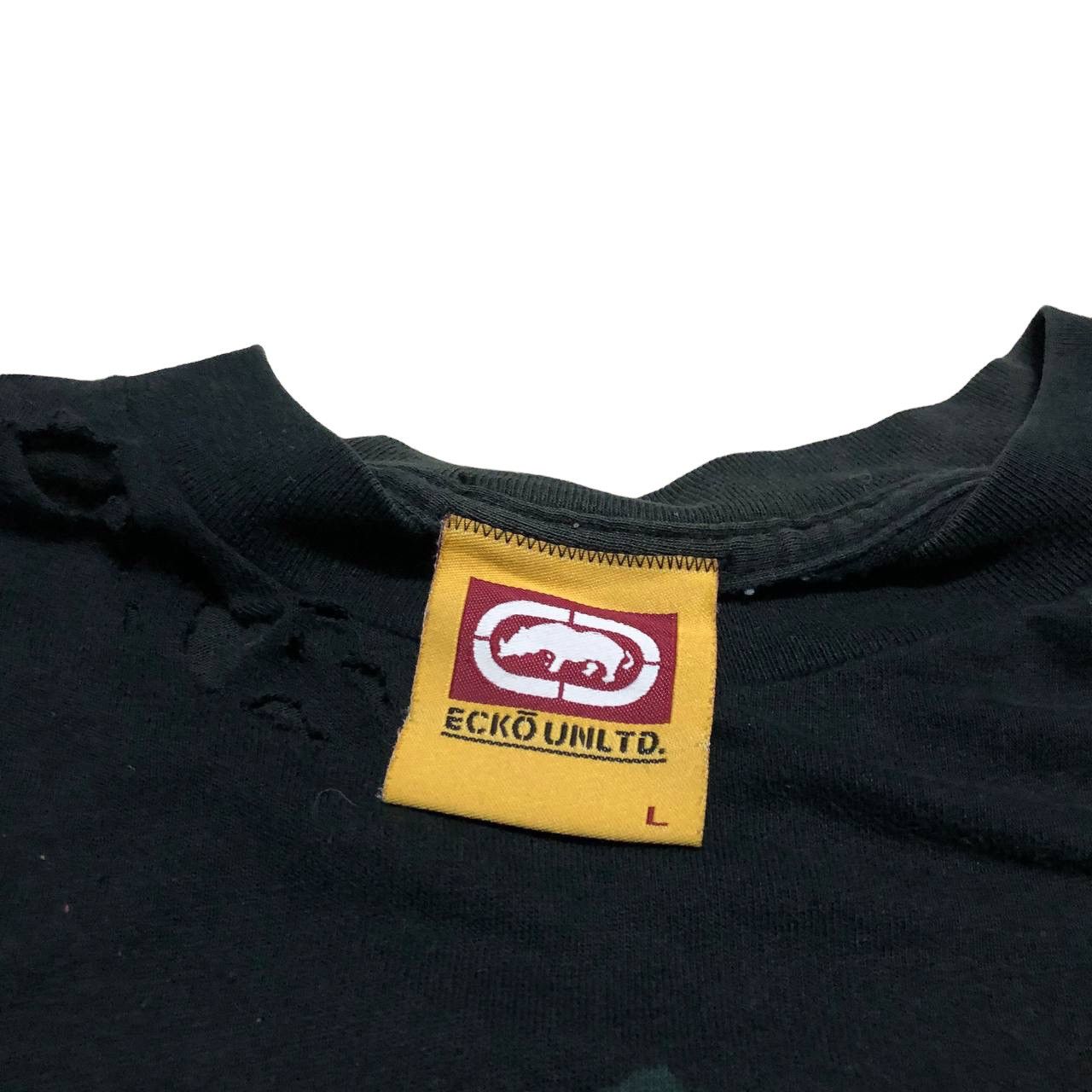 Ecko Unltd. VINTAGE ECKO UNLIMITED RARE DESIGN DISTRESSED SHIRT Size US L / EU 52-54 / 3 - 6 Thumbnail