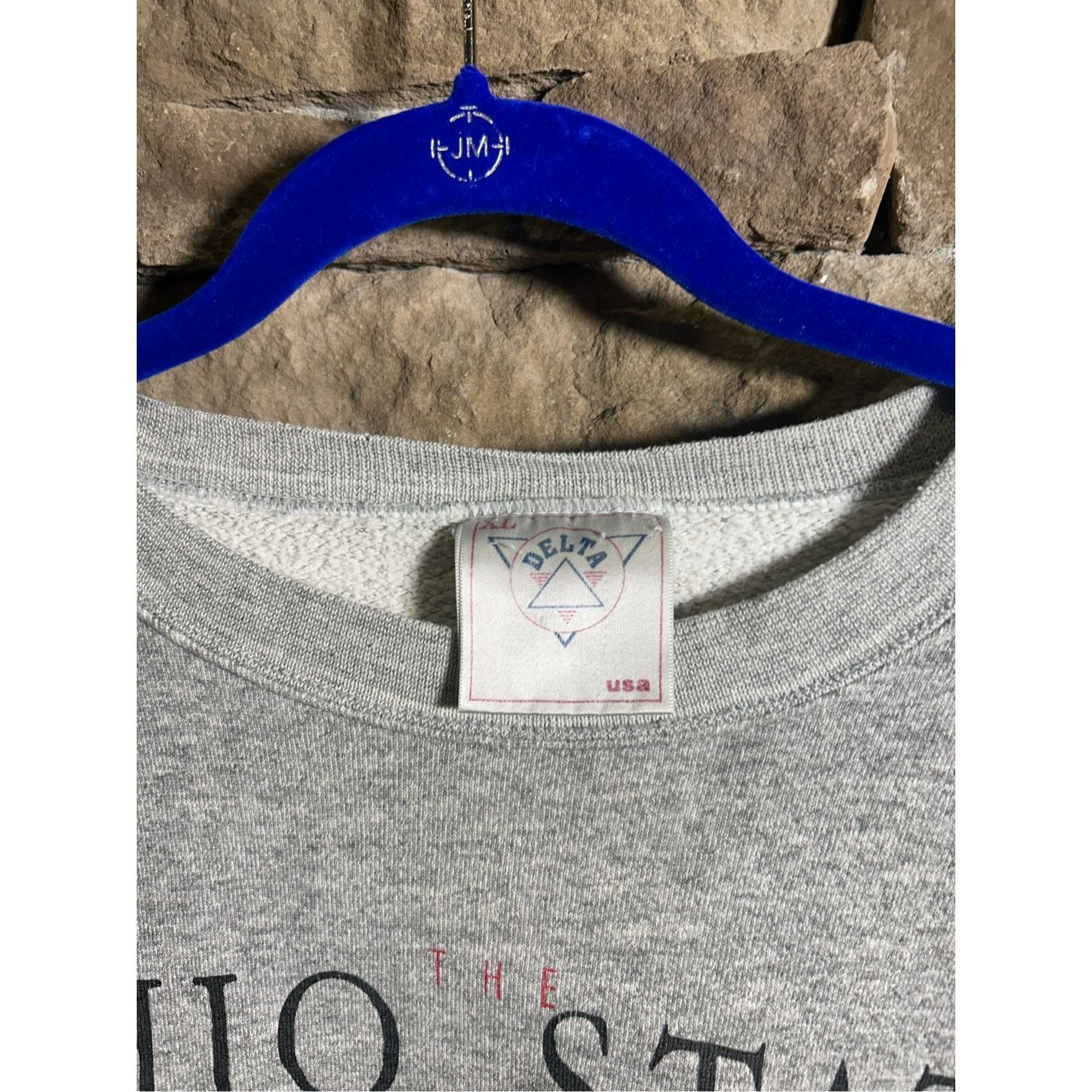 Vintage Vintage 1990s Ohio State University Grey awesome Crewneck sw Size US XL / EU 56 / 4 - 3 Thumbnail