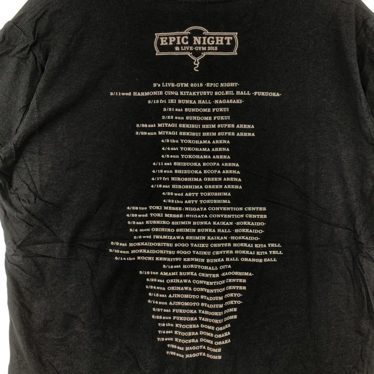 Band Tees BZ LIVE GYM Japan Band Epic Night Tour Tee Shirt Top Size US XL / EU 56 / 4 - 4 Thumbnail