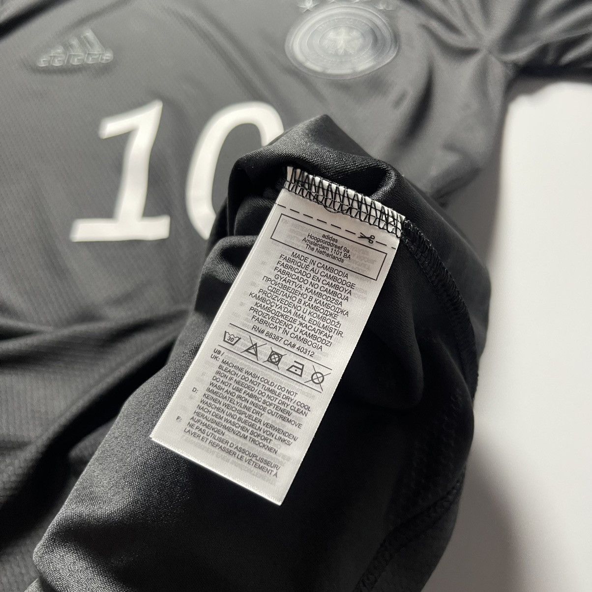 Adidas GERMANY ADIDAS 2020 EURO FOOTBALL AWAY JERSEY #10 GNABRY Size US S / EU 44-46 / 1 - 9 Thumbnail