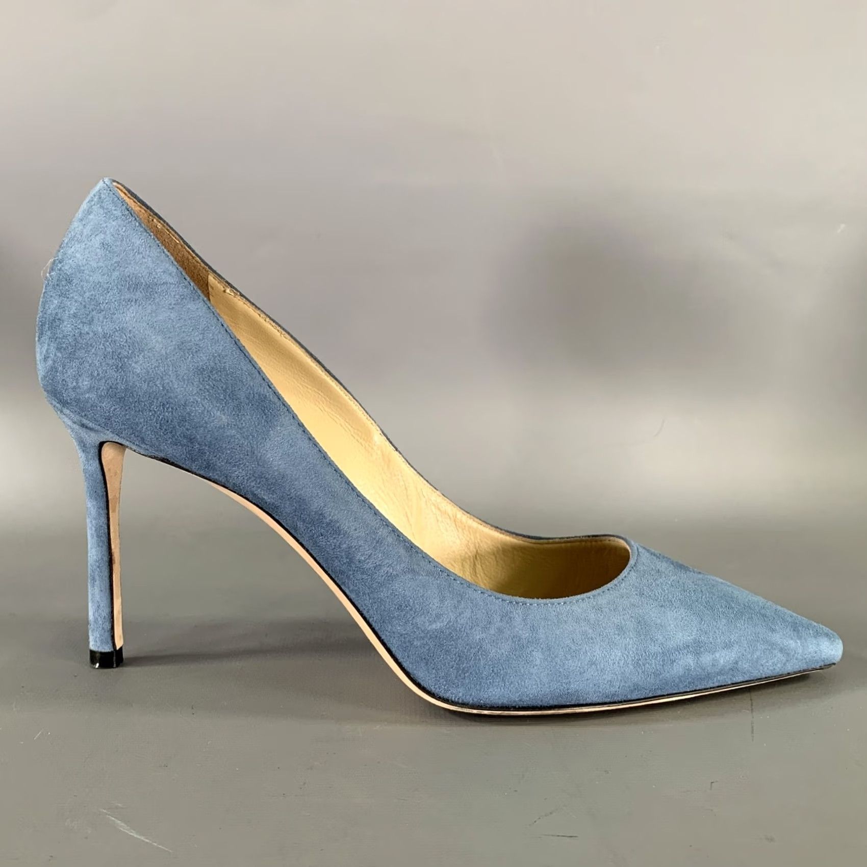 Jimmy Choo JIMMY CHOO Blue Suede Pumps Size 9 Womens J0001474039 Size US 9 / IT 39 - 2 Thumbnail