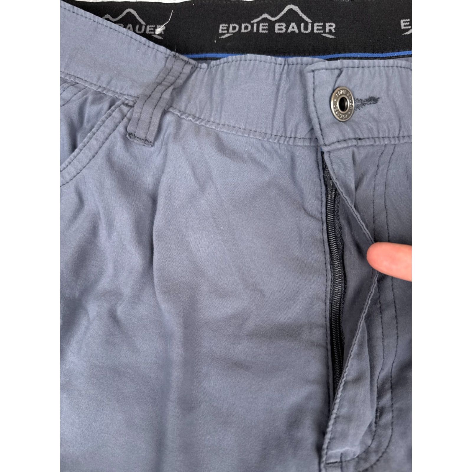 Eddie Bauer Eddie Bauer Pants Mens 36 Gray Chino Straight Leg 100% Nylon Hiking Camp 36x34 Size US 36 / EU 52 - 5 Thumbnail