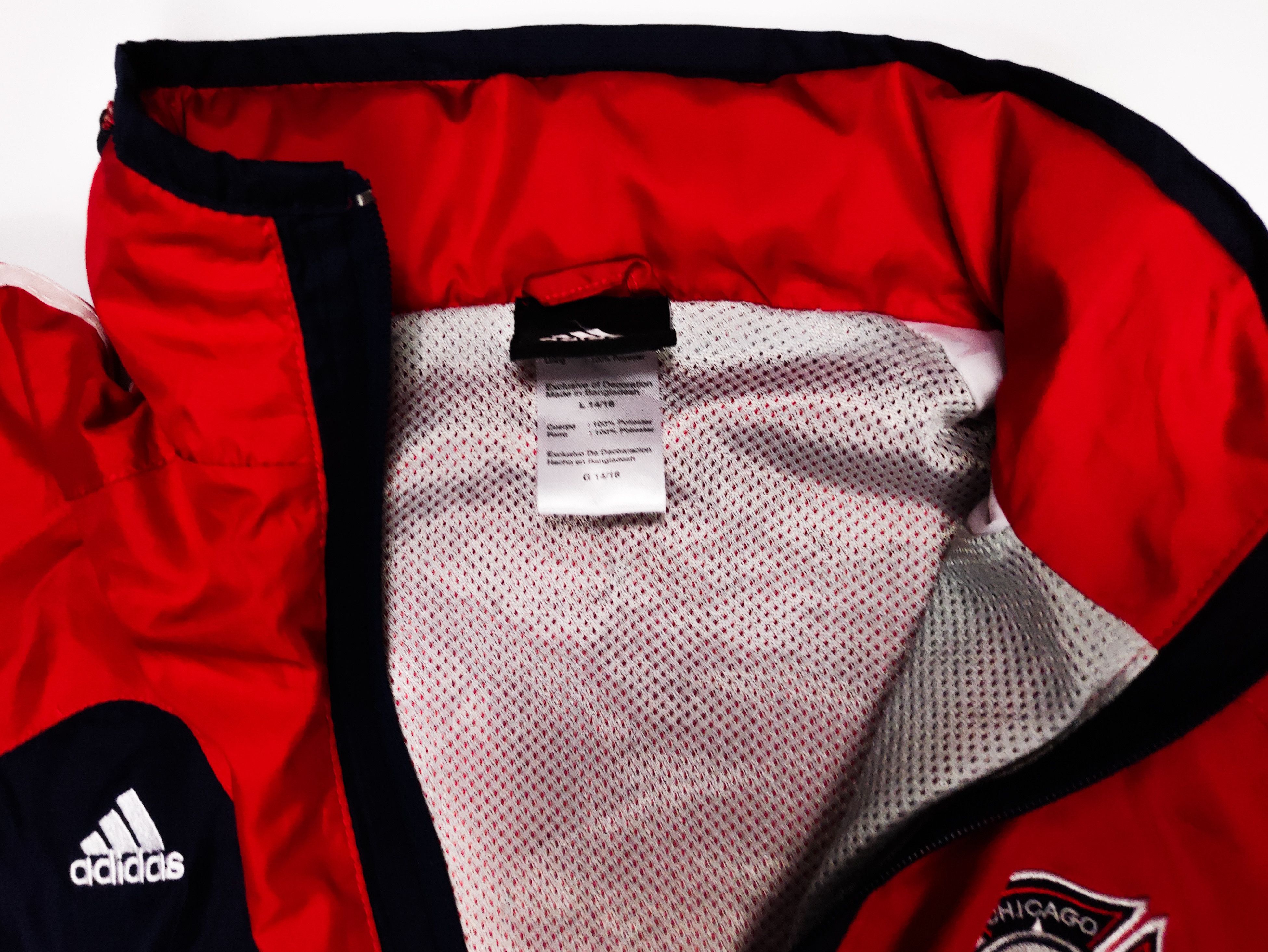 Adidas Chicago Fire Adidas Vintage Light Jacket Youth Size MLS USA Size US XS / EU 42 / 0 - 3 Thumbnail