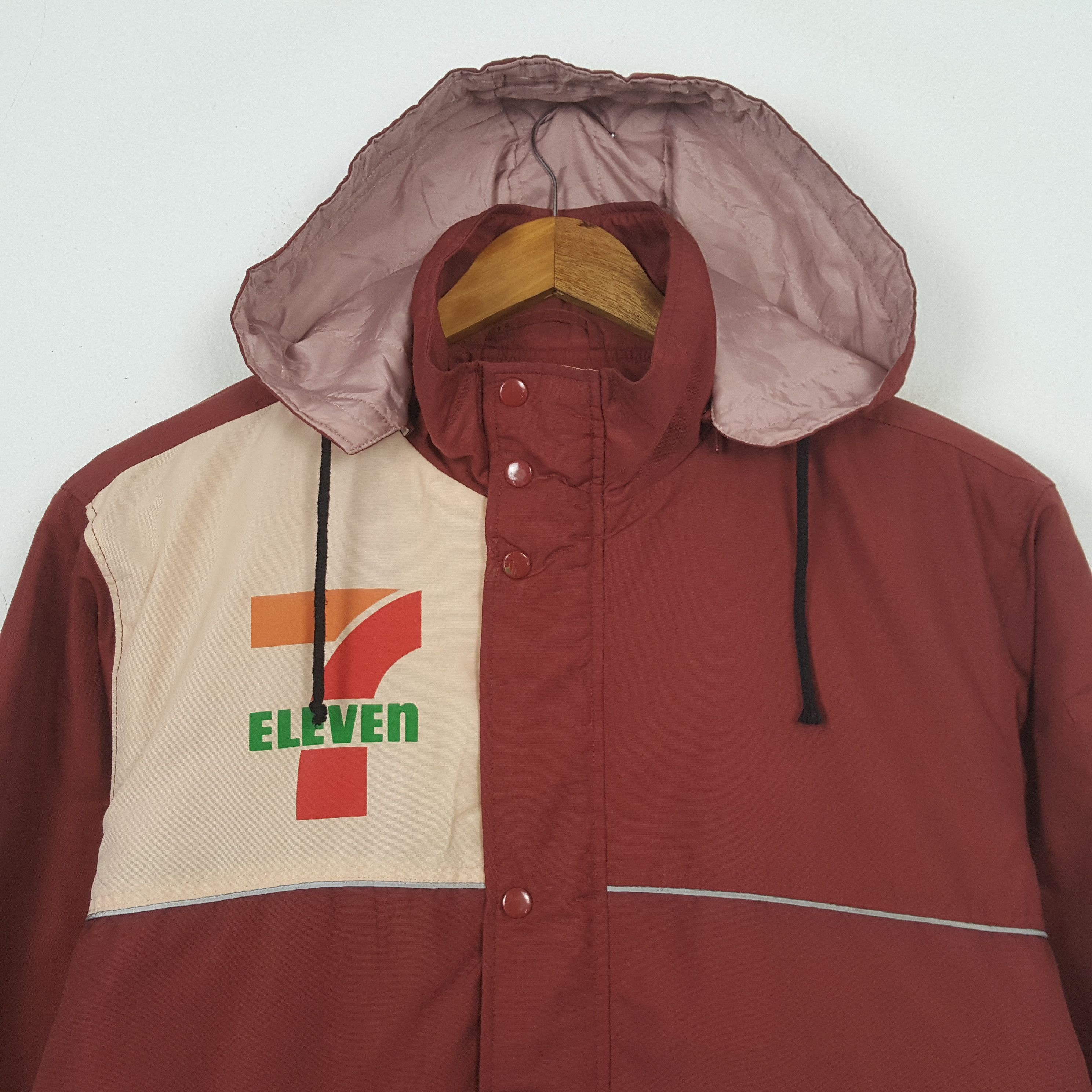 Japanese Brand Vintage 7-Eleven Japanese Working Uniform Jacket C300N30 Size US XL / EU 56 / 4 - 4 Thumbnail