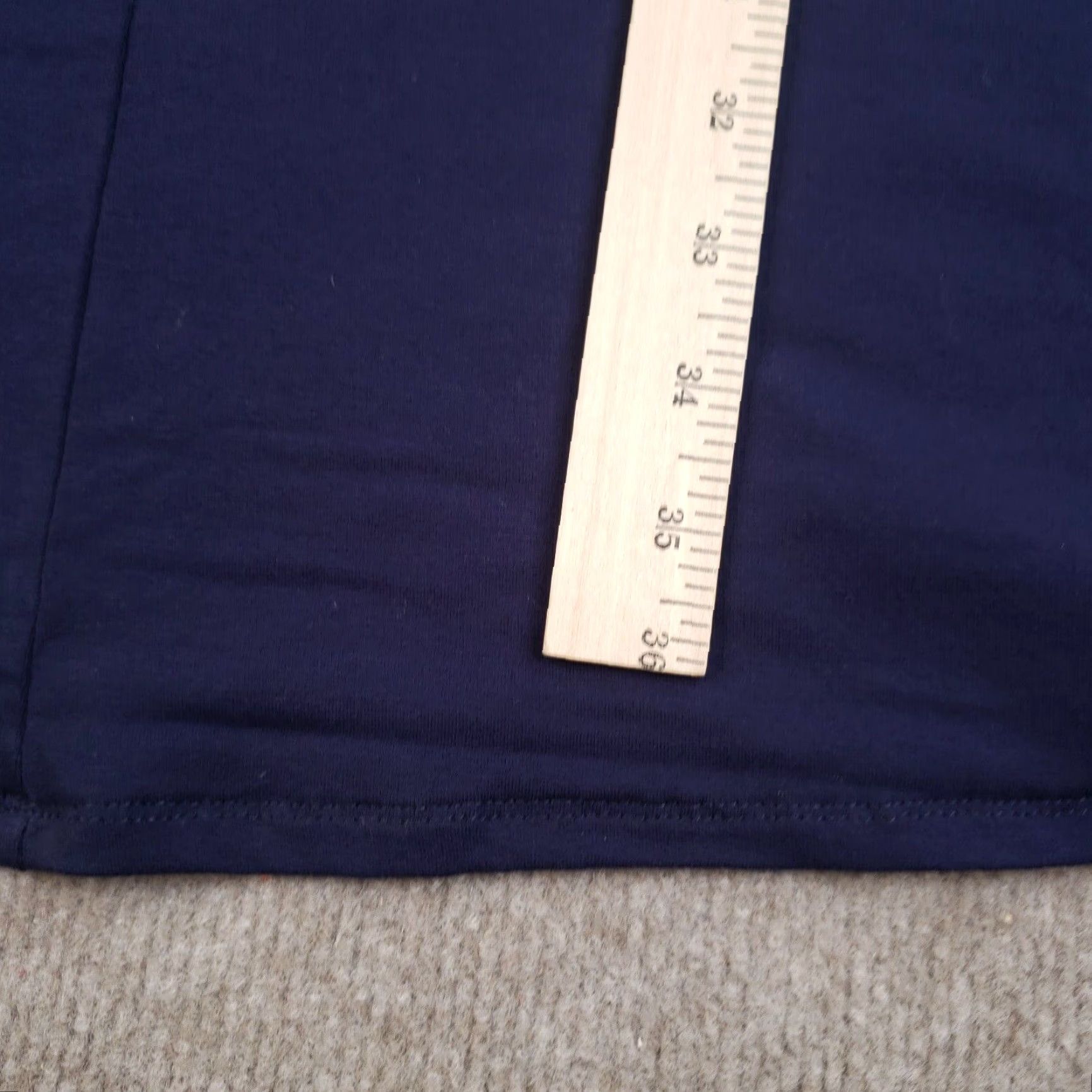 Eileen Fisher VINTAGE Eileen Fisher Dress Women Small Blue Long Sleeve V-Neck Casual Knit Stretch A-Line Size S / US 4 / IT 40 - 5 Thumbnail