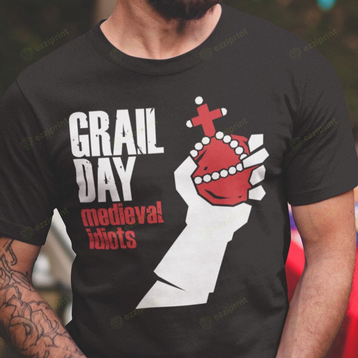 The Unbranded Brand MEDIEVAL IDIOTS MONTY PYTHON T-SHIRT Size M / US 6-8 / IT 42-44 - 3 Thumbnail