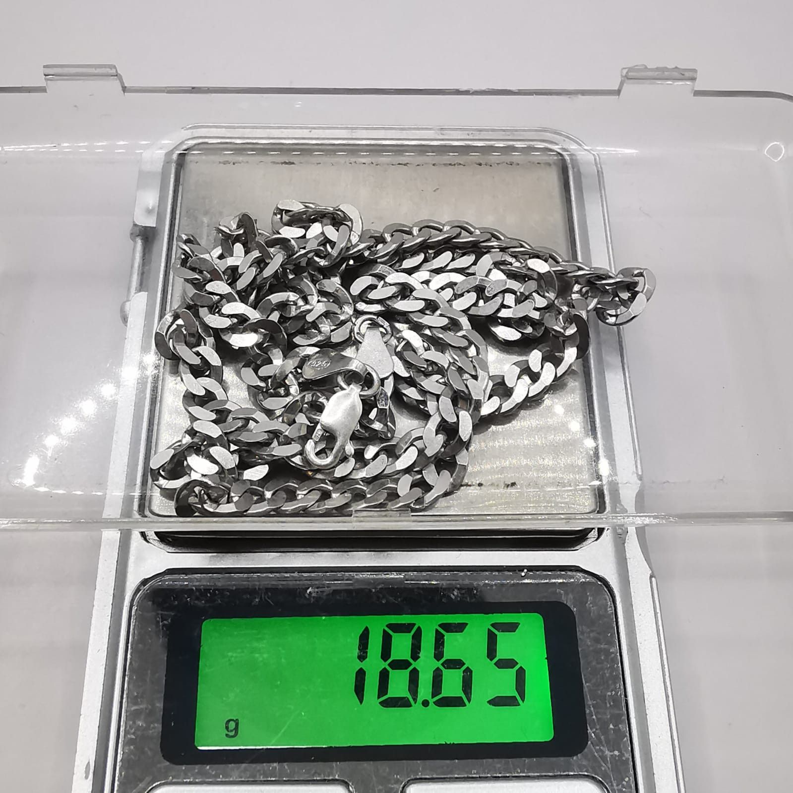 Sterling Silver Vintage Jewelry Chain,925 Sterling Silver,Signed 18,65g Size ONE SIZE - 4 Thumbnail