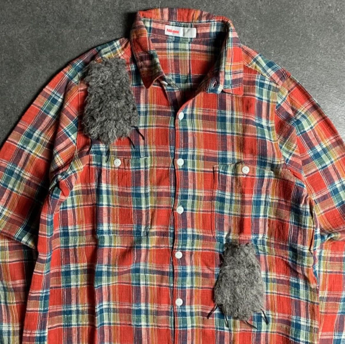 Issey Miyake × Japanese Brand × Tsumori Chisato Ne net Longleeve Shirt Size US M / EU 48-50 / 2 - 3 Thumbnail