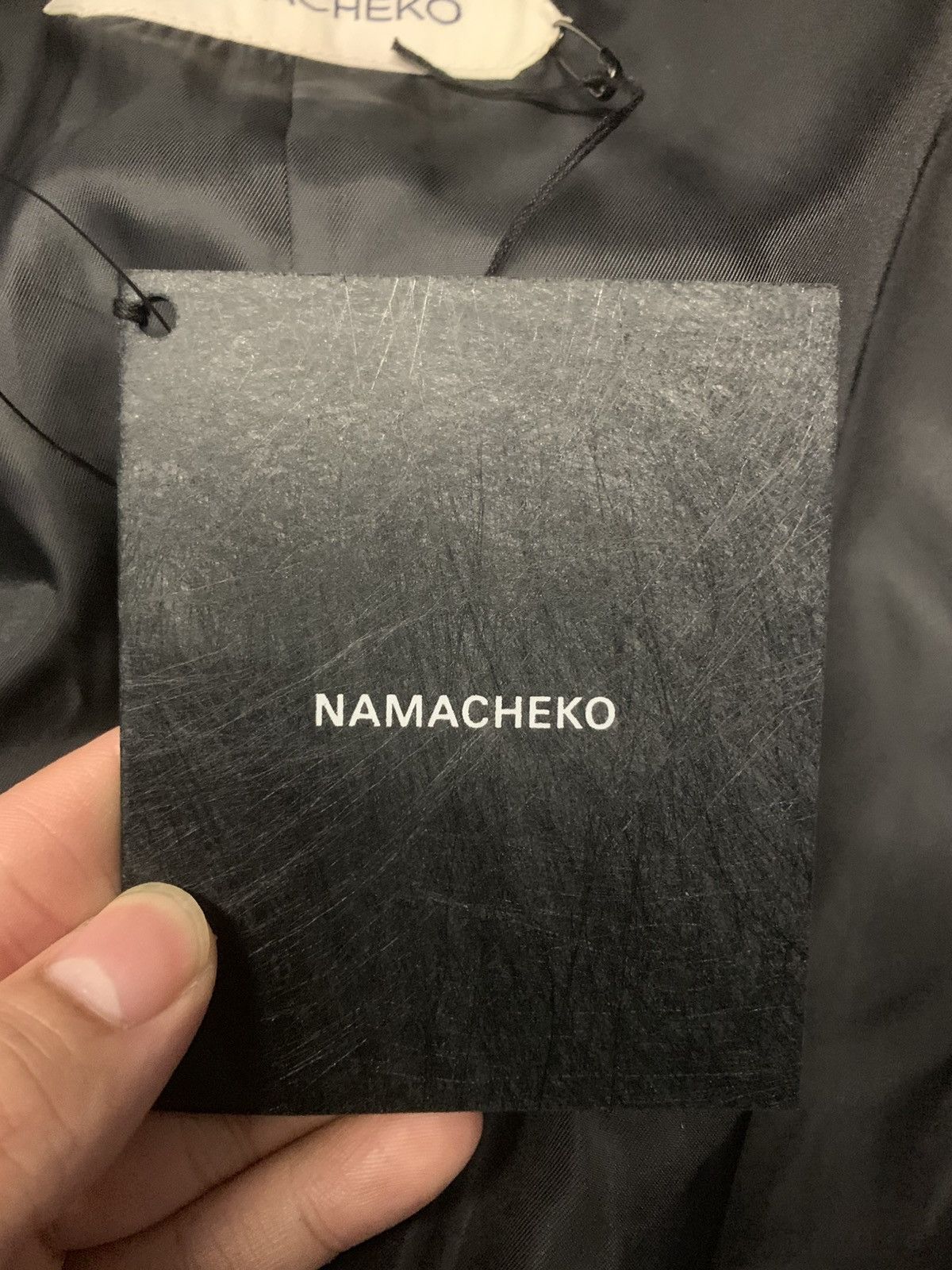 Namacheko 21FW Metallic Zipper Jacket