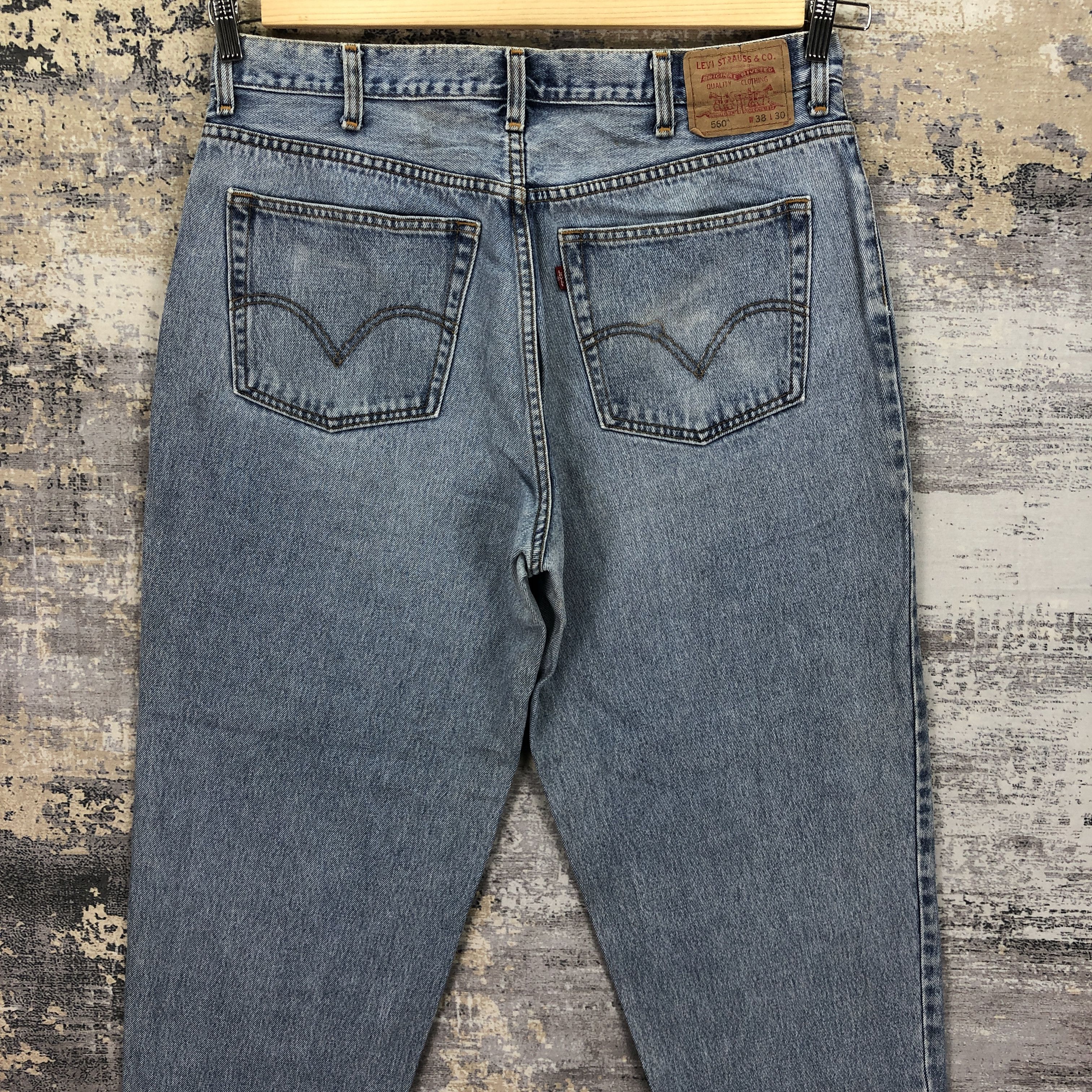 Levi's Vintage Y2K Levis Light Wash Jeans Levi's 560 Faded Denim Size US 36 / EU 52 - 4 Thumbnail