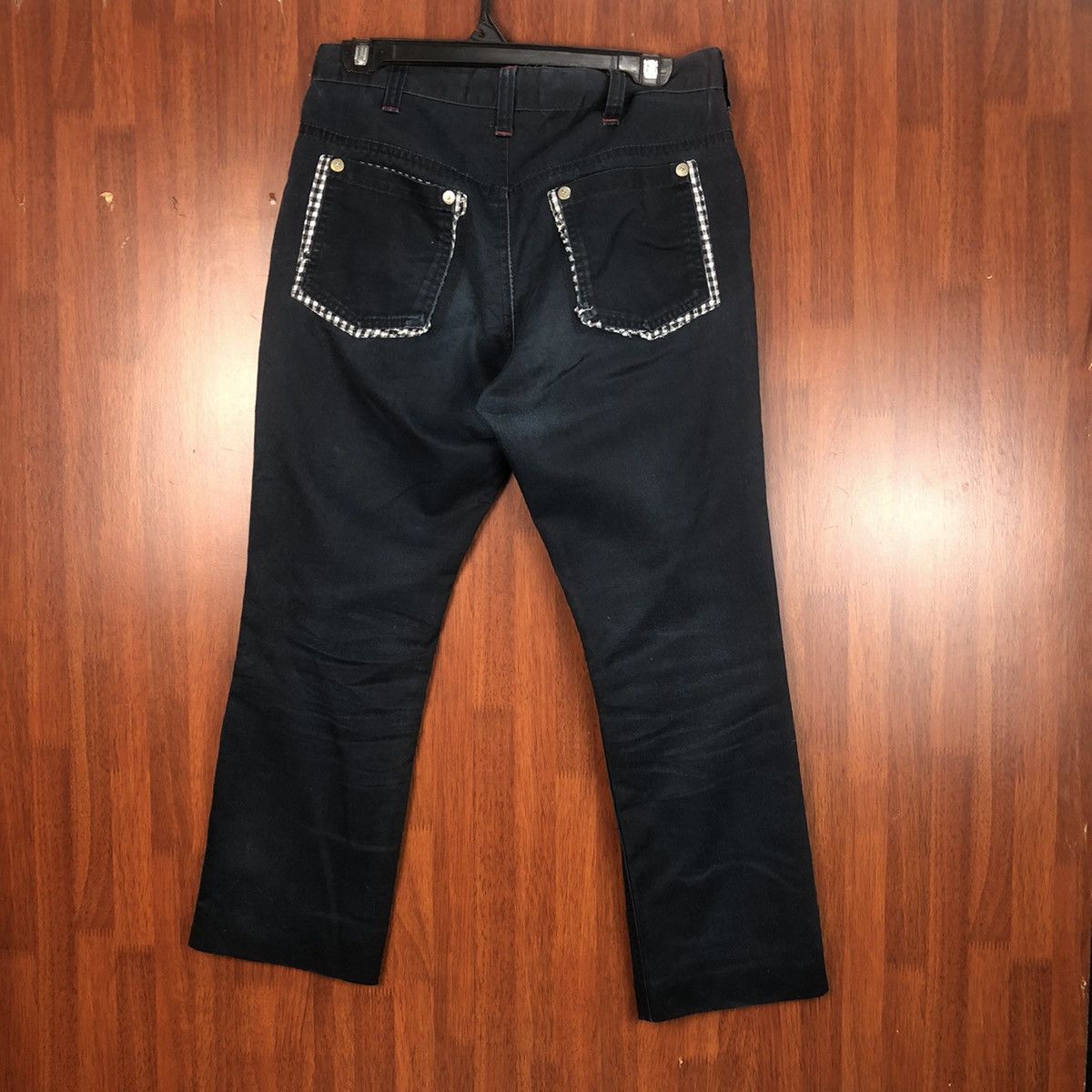 Japanese Brand × Seditionaries × Vintage Grangesta Standard punk ripped Dark Blue Pants #7476 Size 30" / US 8 / IT 44 - 10 Thumbnail